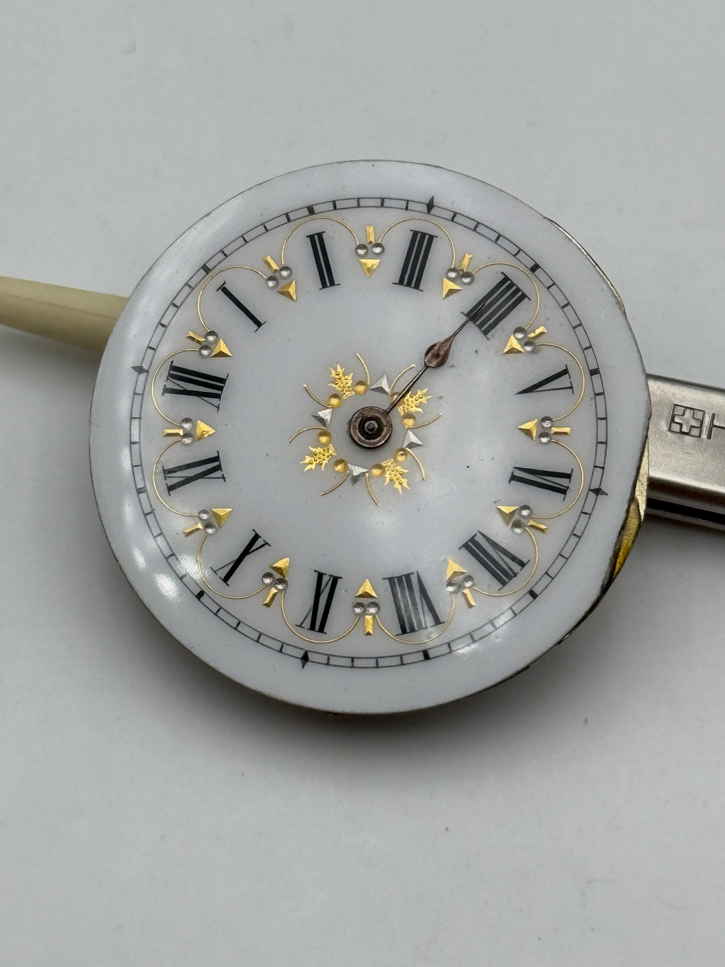 chiavetta cilindro cylinder keys pocket watch movement movimento 36.5mm
