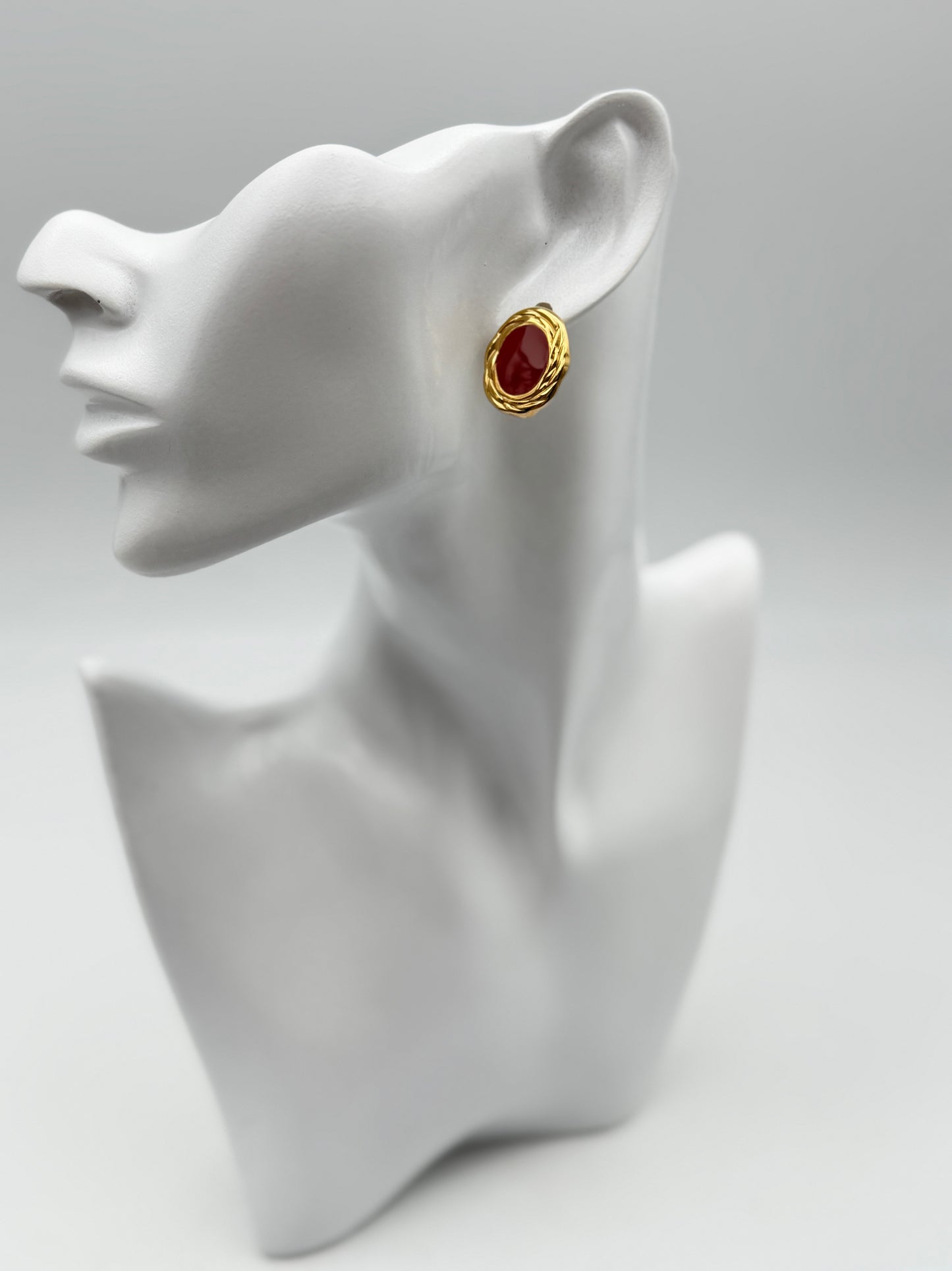 orecchino earring gold plated acciaio steel aisi 316l