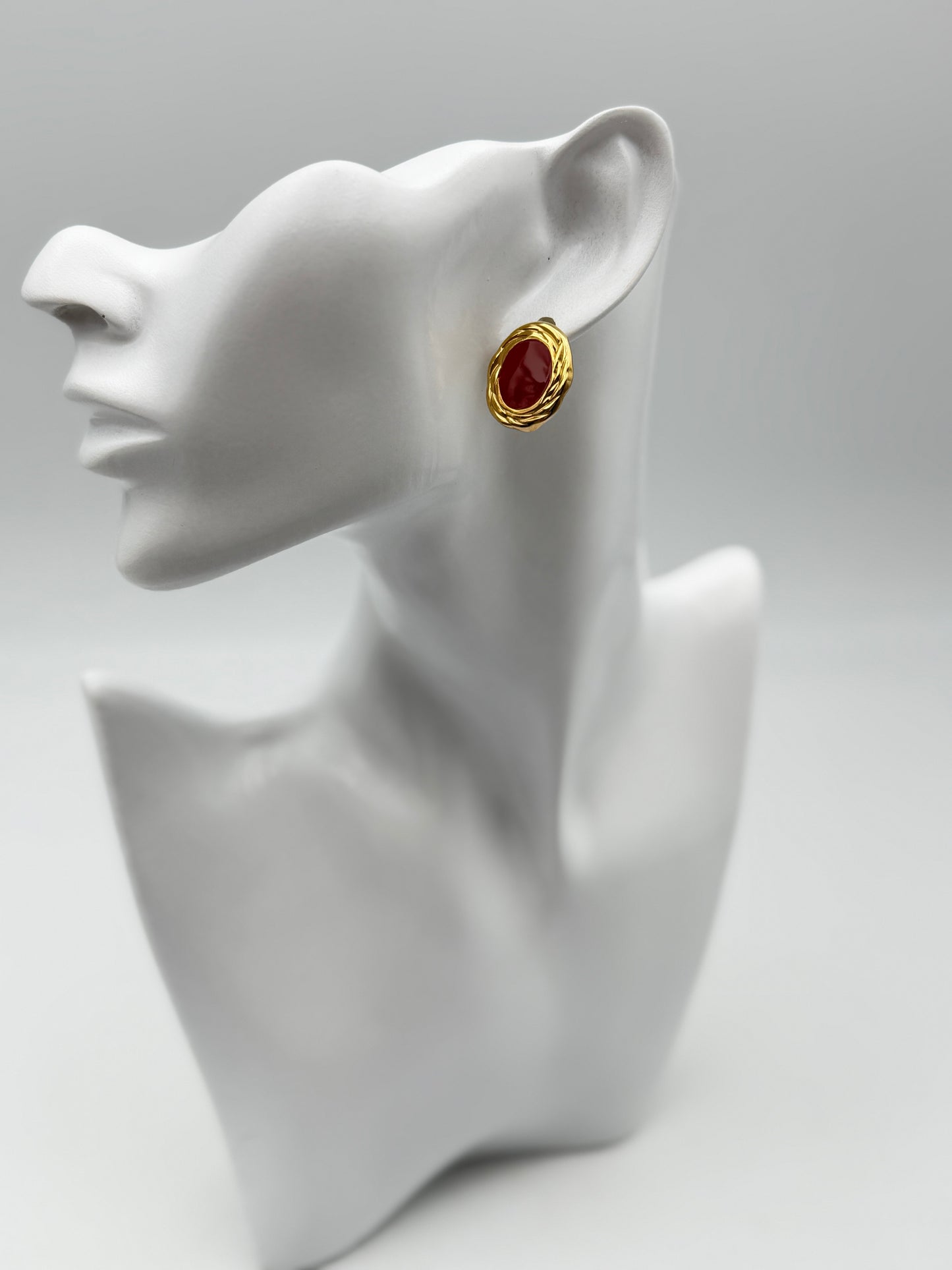 orecchino earring gold plated acciaio steel aisi 316l