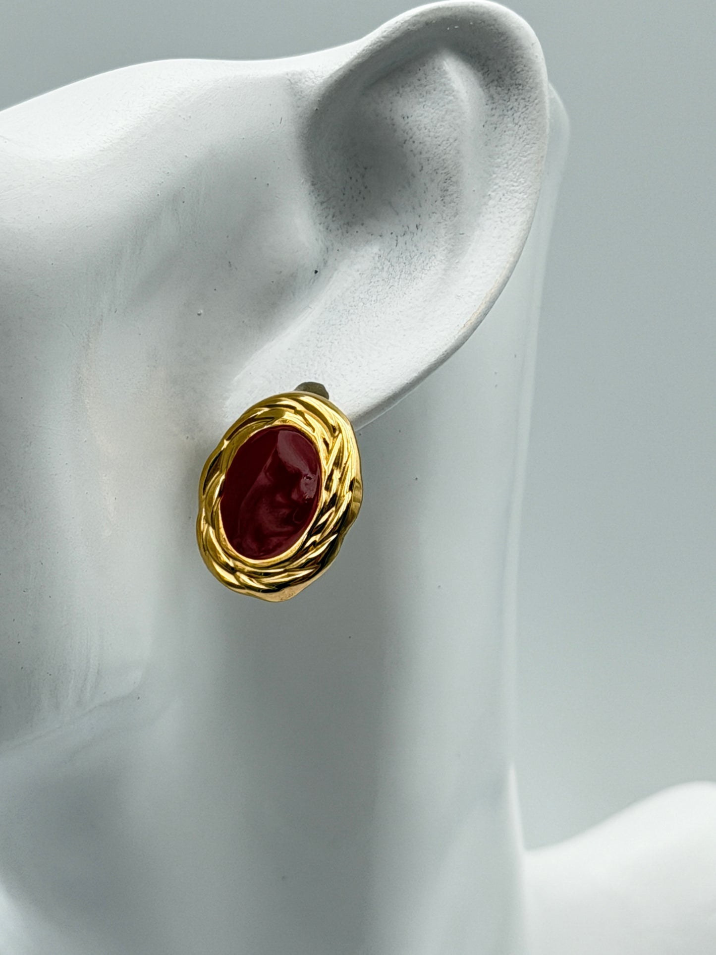orecchino earring gold plated acciaio steel aisi 316l