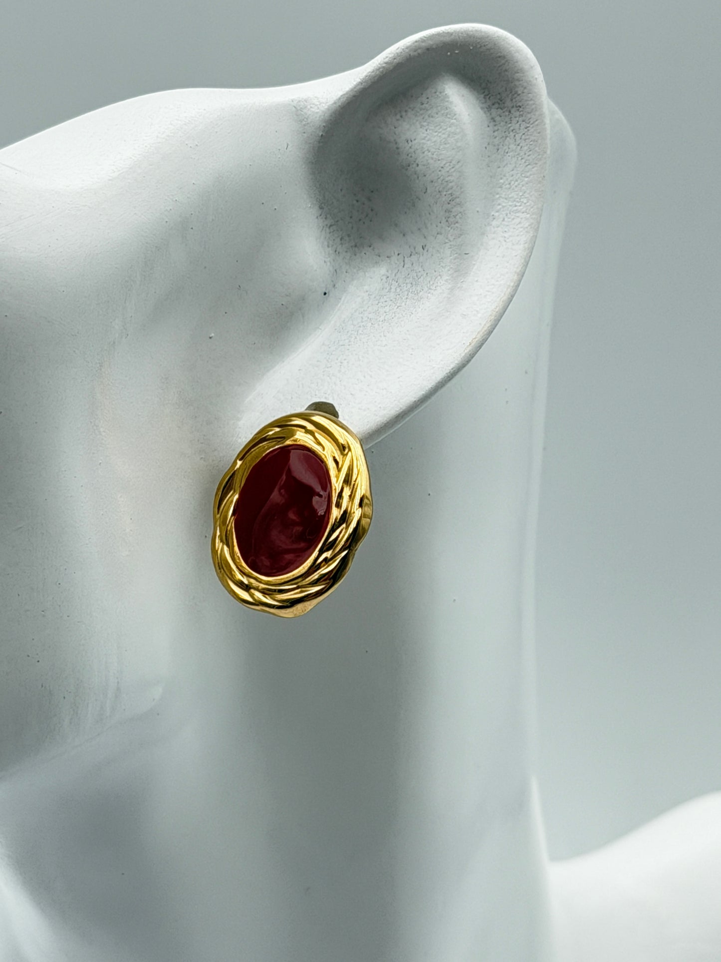orecchino earring gold plated acciaio steel aisi 316l