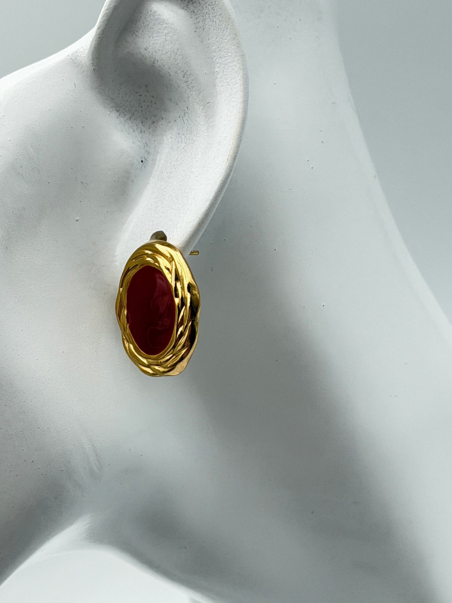 orecchino earring gold plated acciaio steel aisi 316l