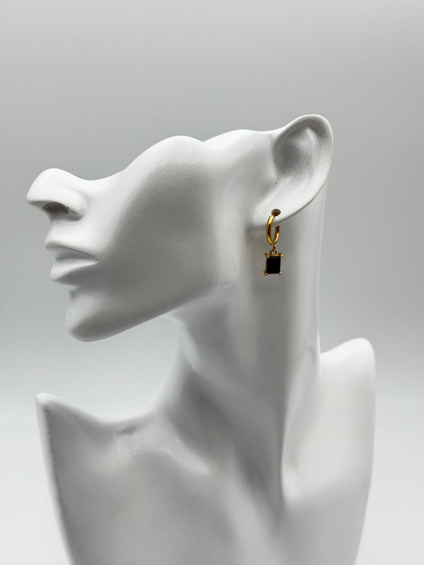 orecchino earring gold plated acciaio steel aisi 316l