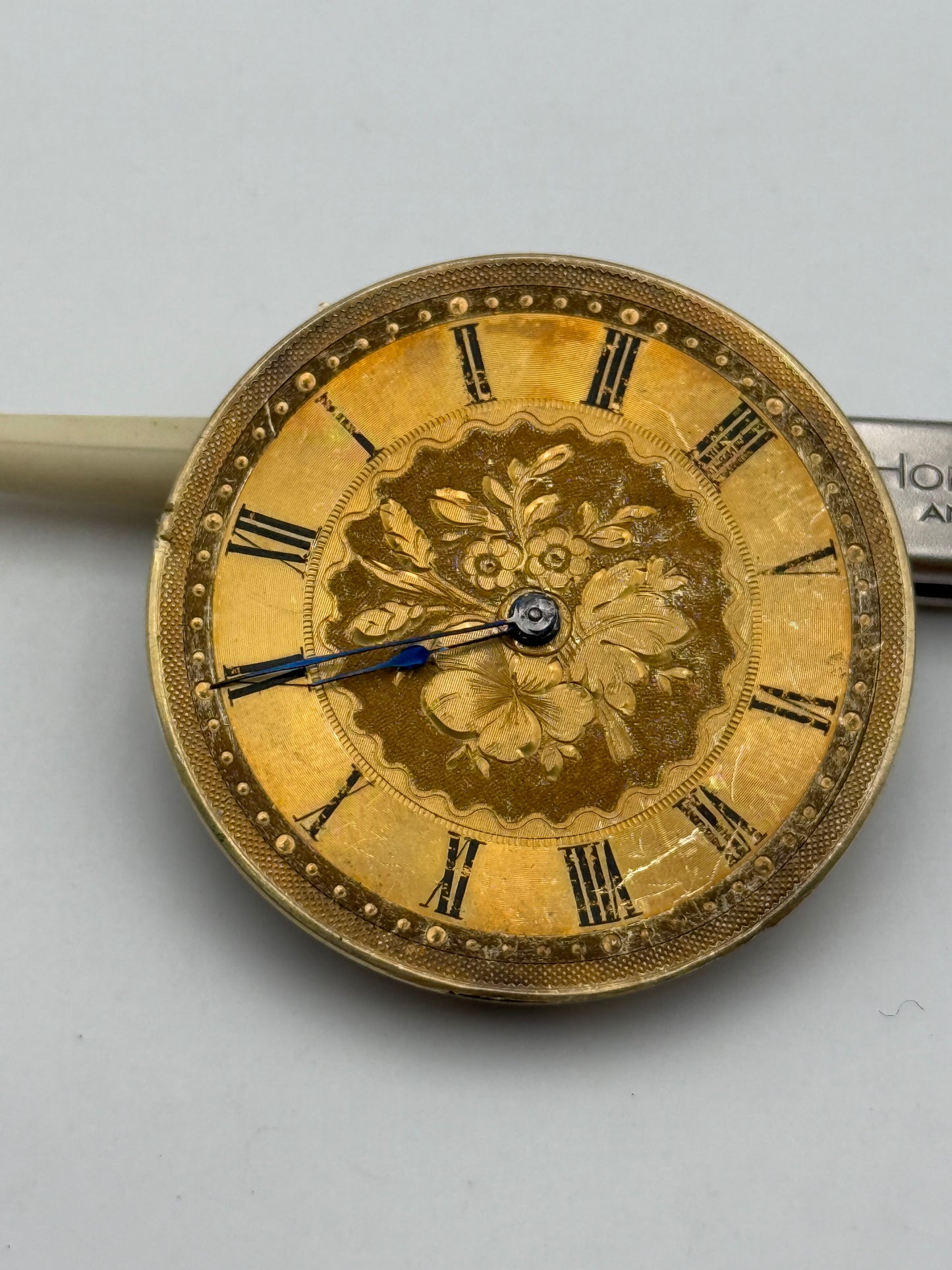 cilindro chiavetta keys cylinder pocket watch movement movimento 36.5mm