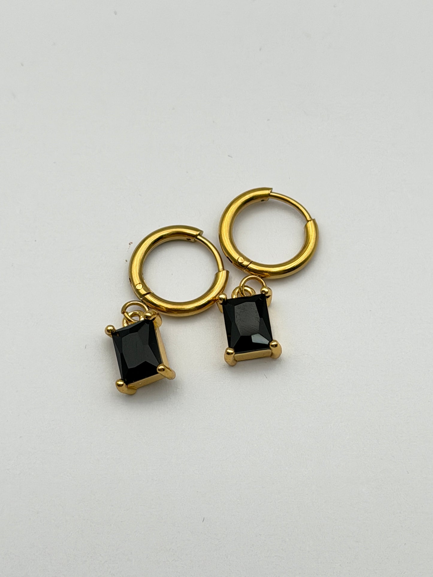 orecchino earring gold plated acciaio steel aisi 316l
