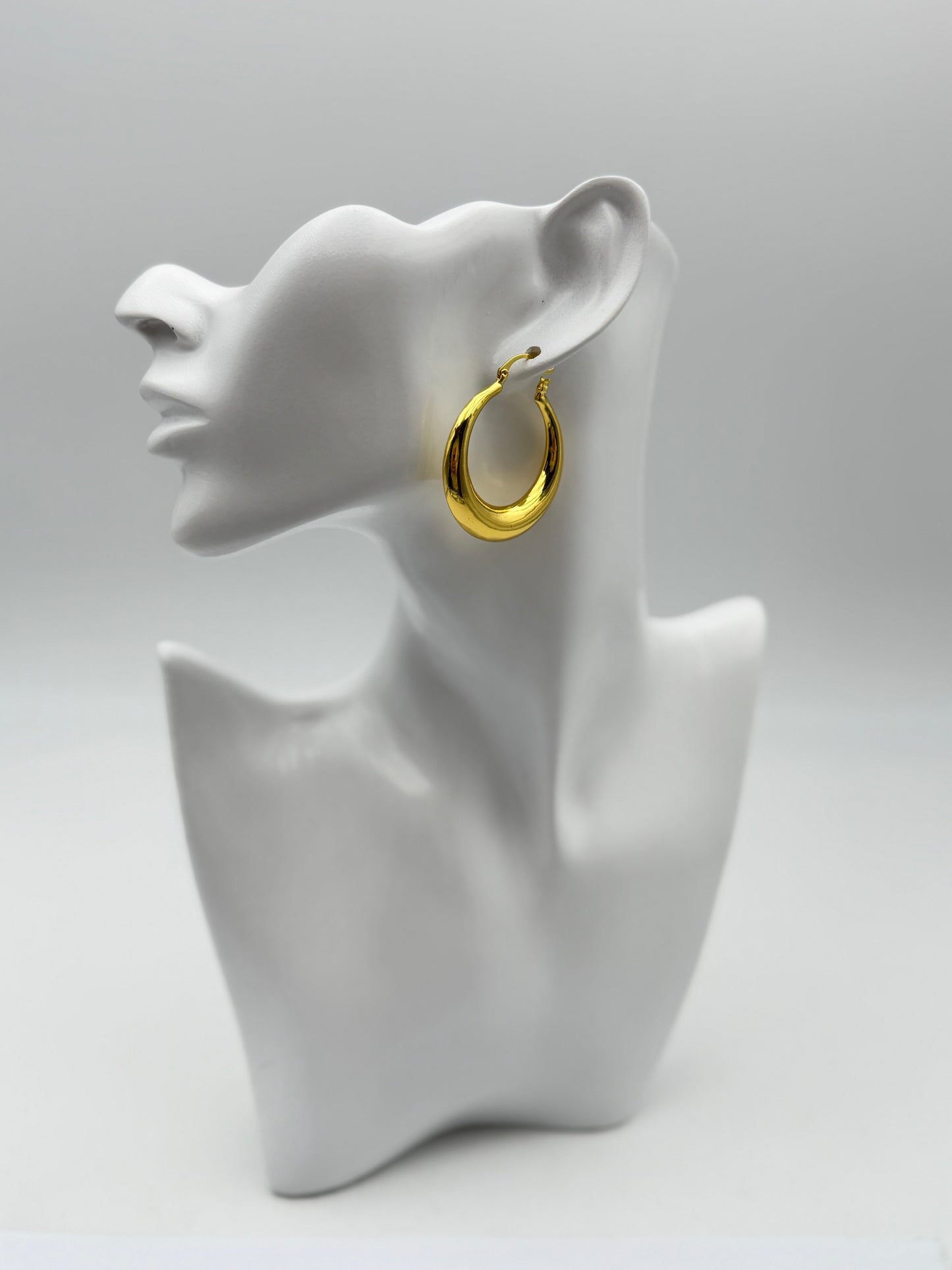 orecchino earring gold plated acciaio steel aisi 316l
