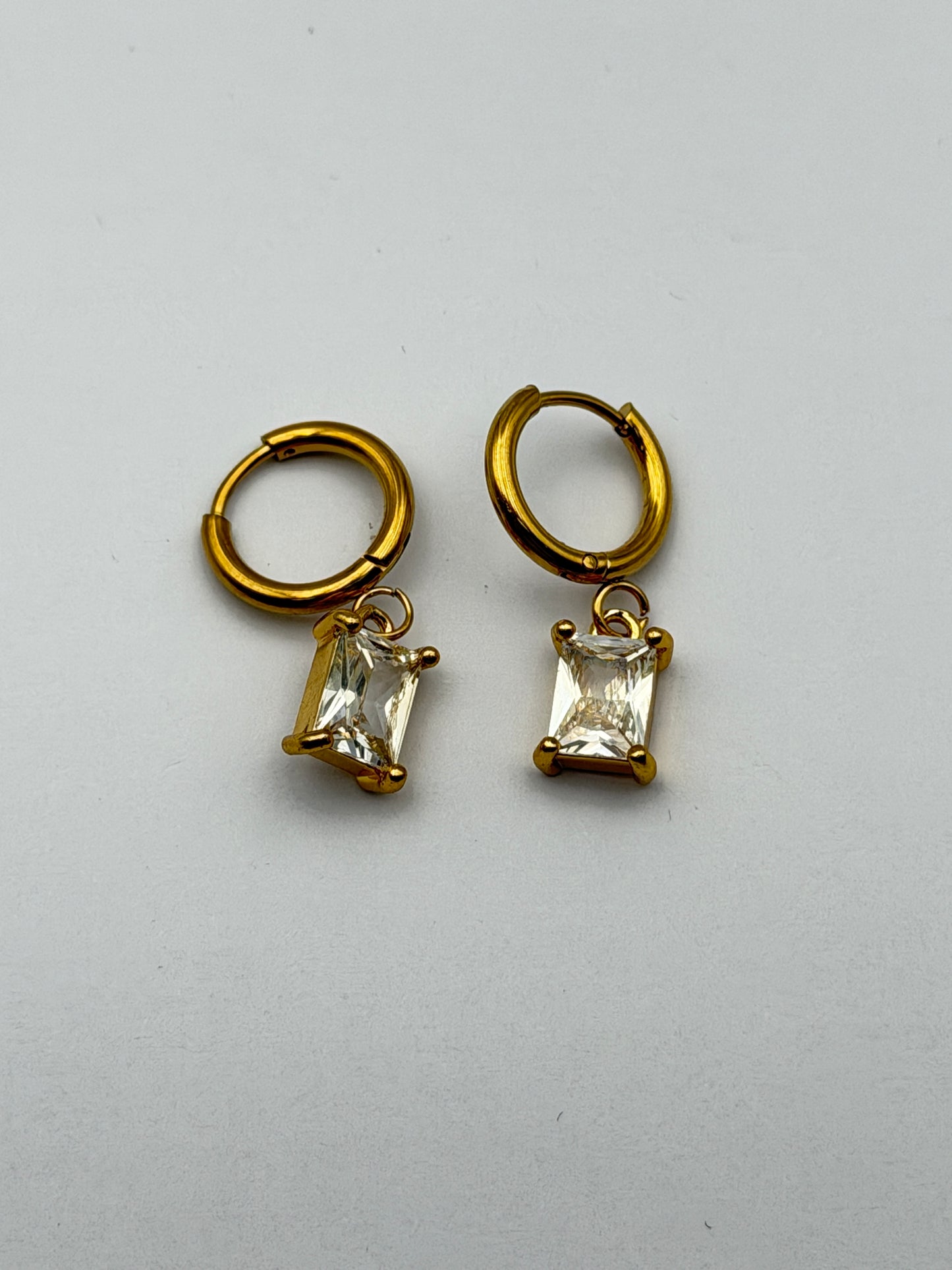 orecchini earring gold plated acciaio steel aisi 316l