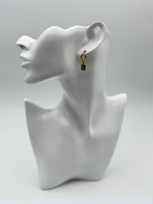 orecchino earring gold plated acciaio steel aisi 316l