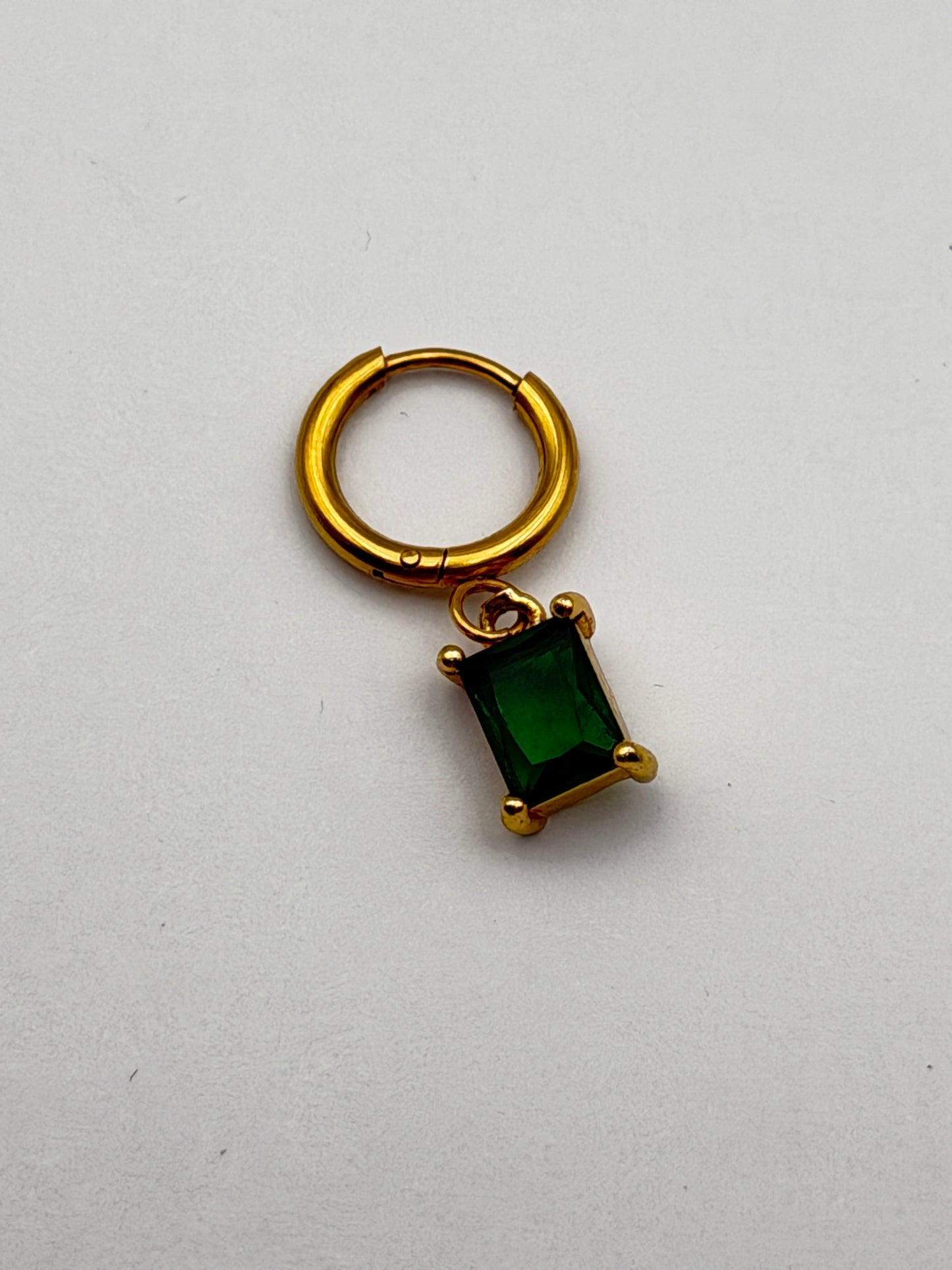 orecchino earring gold plated acciaio steel aisi 316l