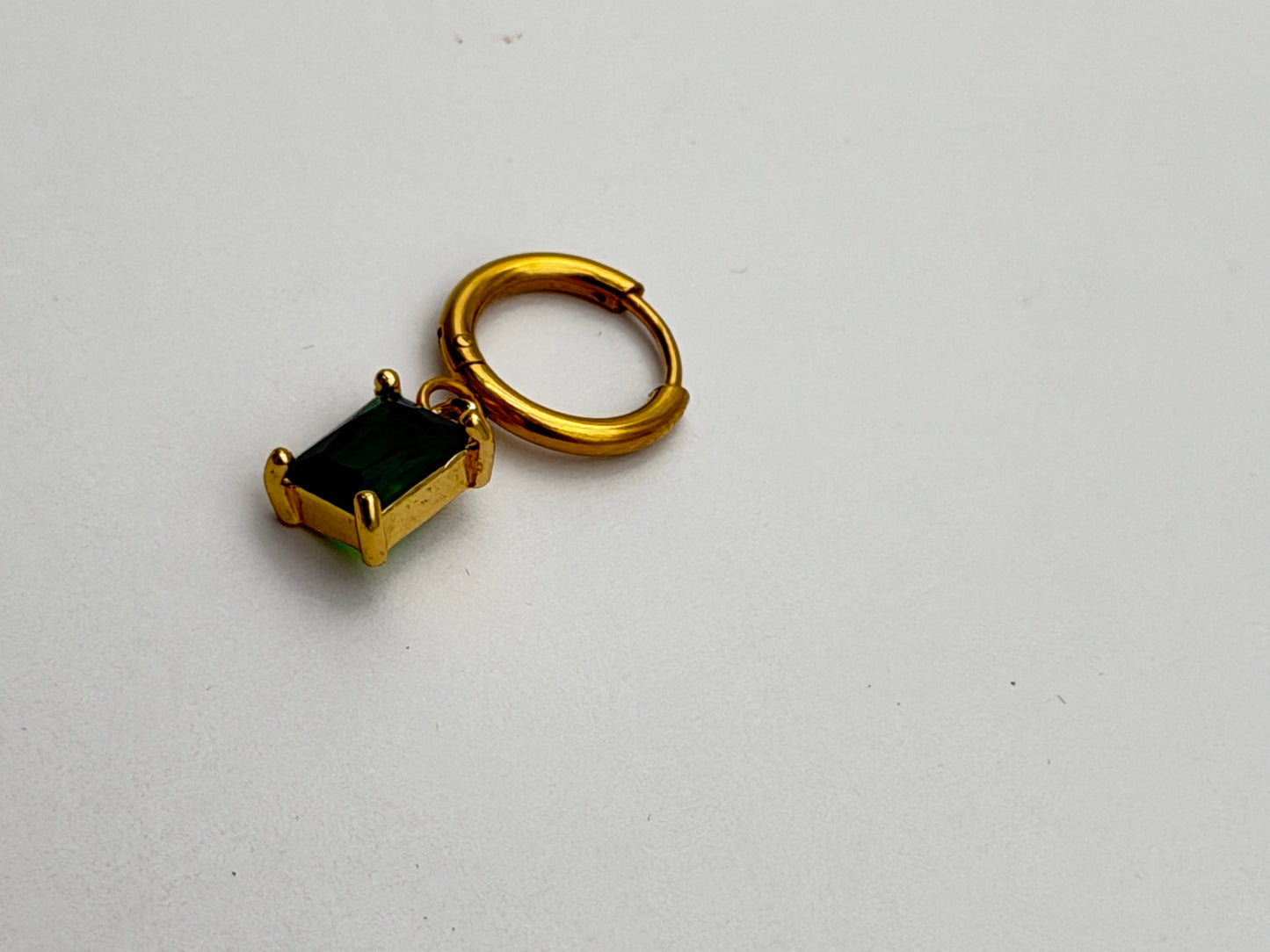 orecchino earring gold plated acciaio steel aisi 316l
