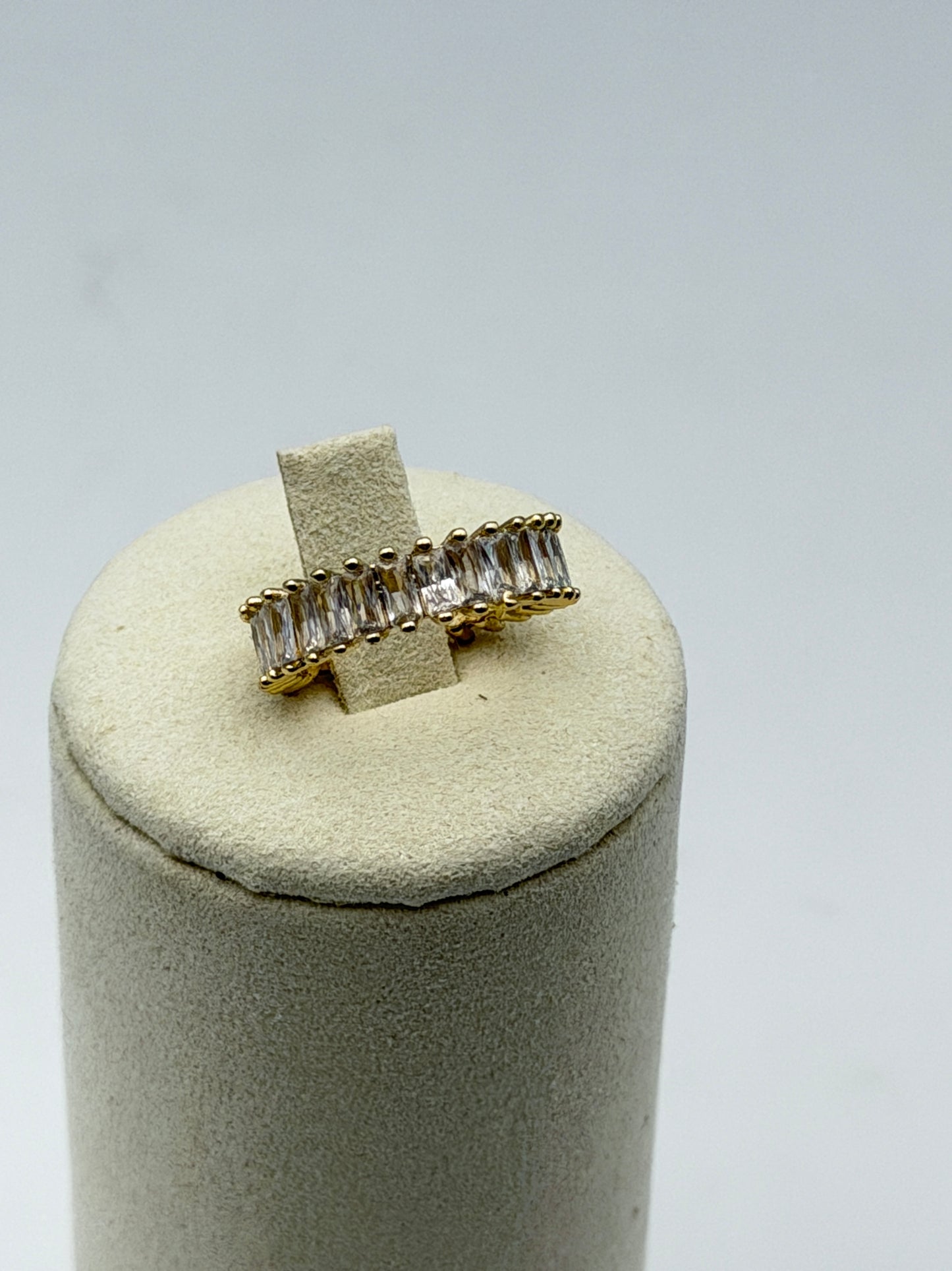 anello ring acciaio aisi 316l gold plated