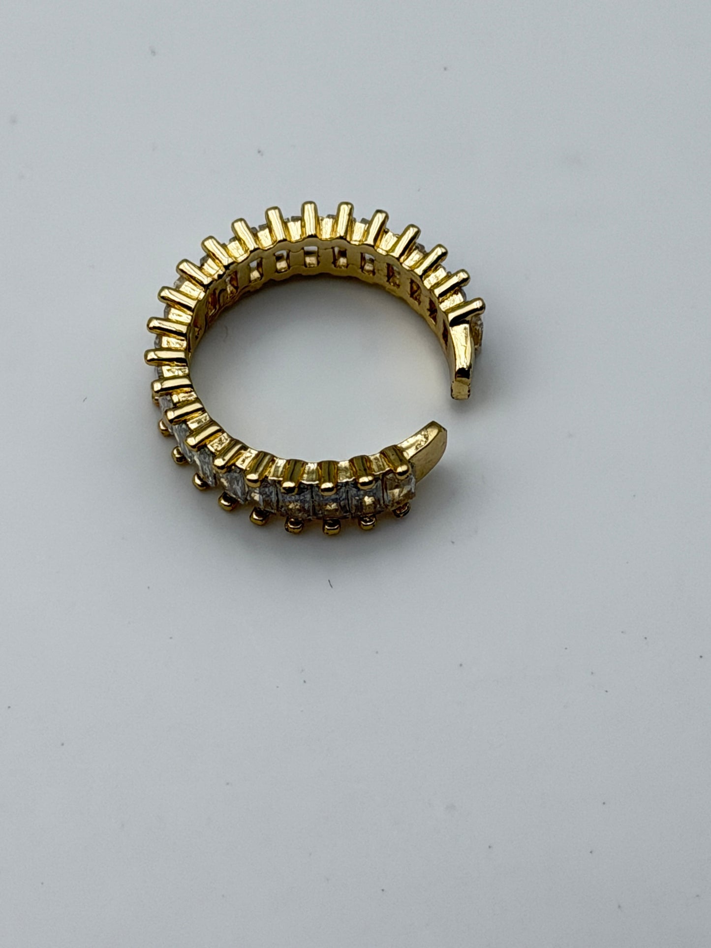 anello ring acciaio aisi 316l gold plated