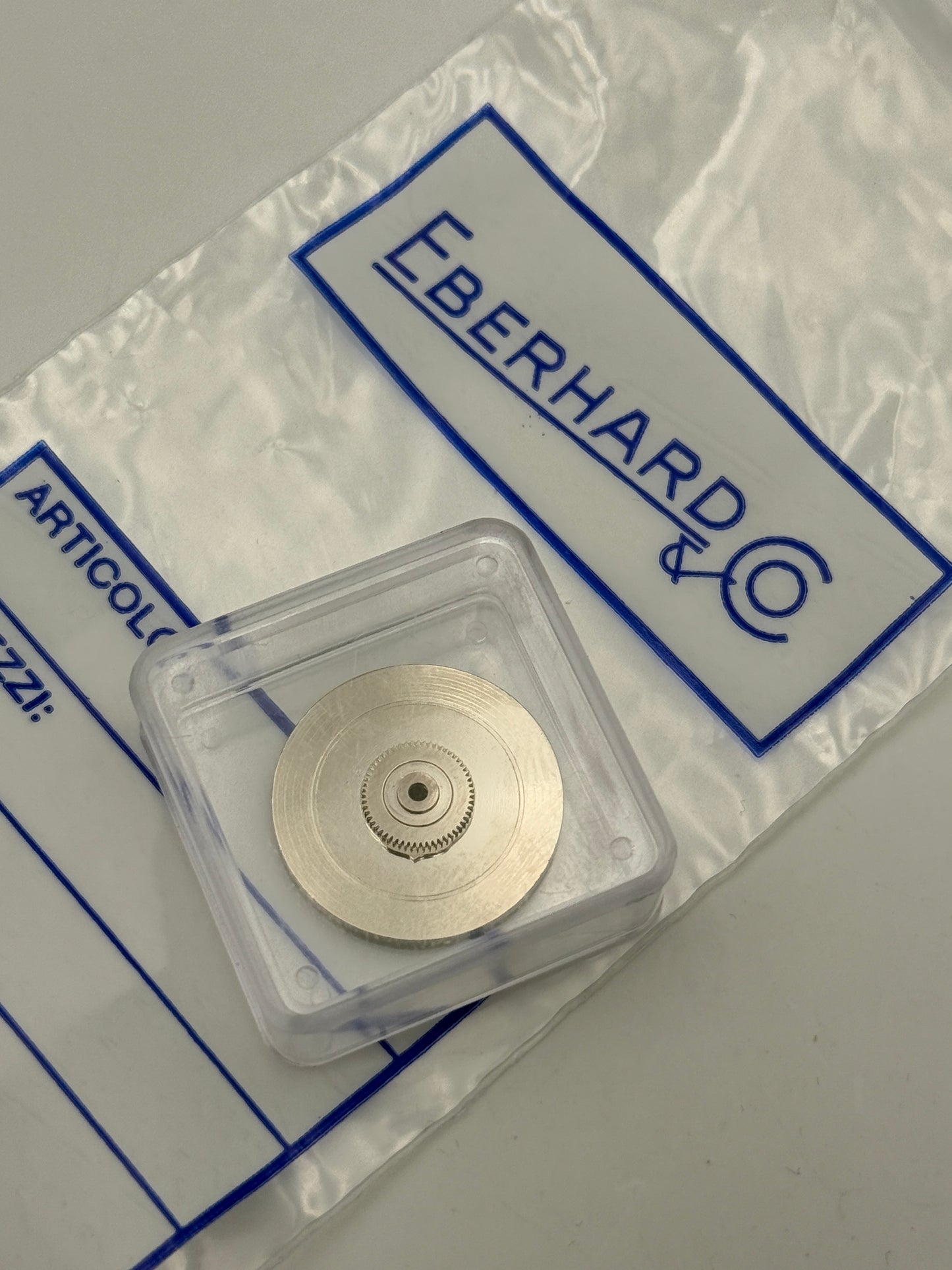 eberhard 8 jours giorni barile barrel parts parti movement movimento