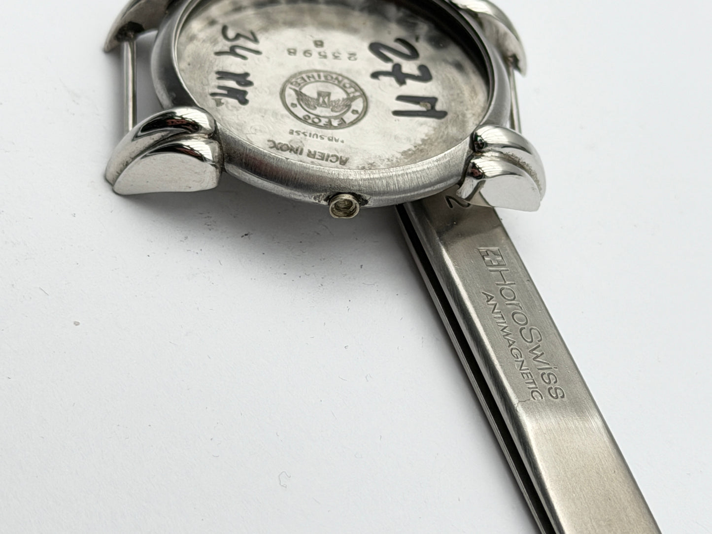 longines 1268z 27m fancy lug 34mm cassa case