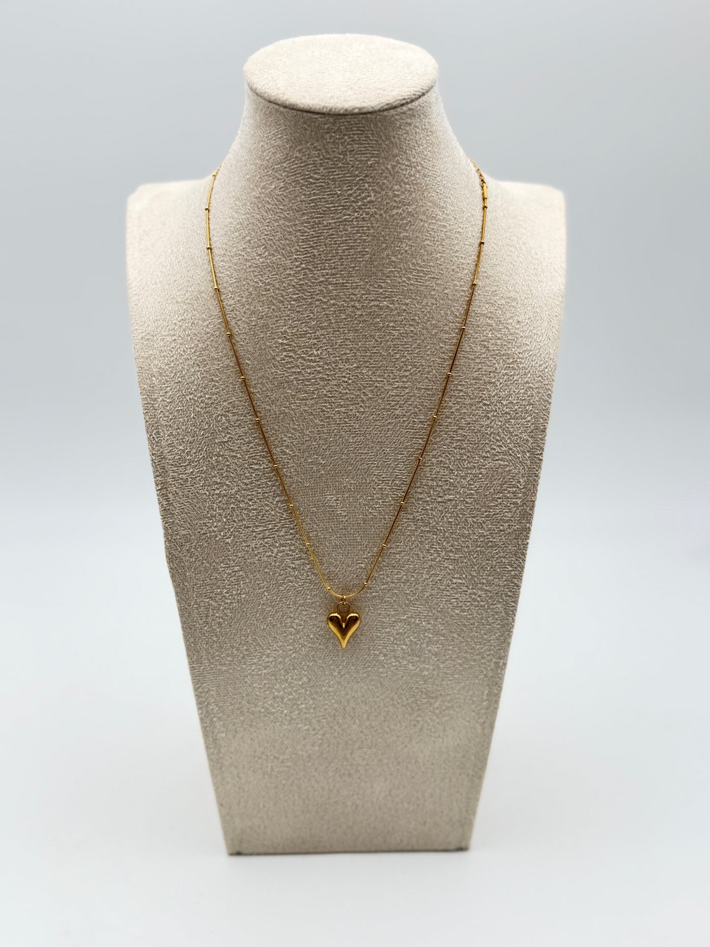 collana necklace acciaio aisi 316l gold plated