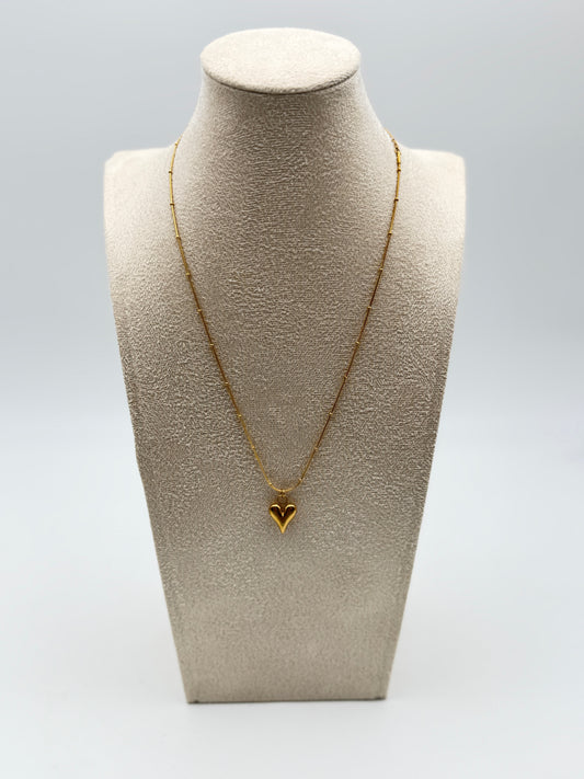 collana necklace acciaio aisi 316l gold plated