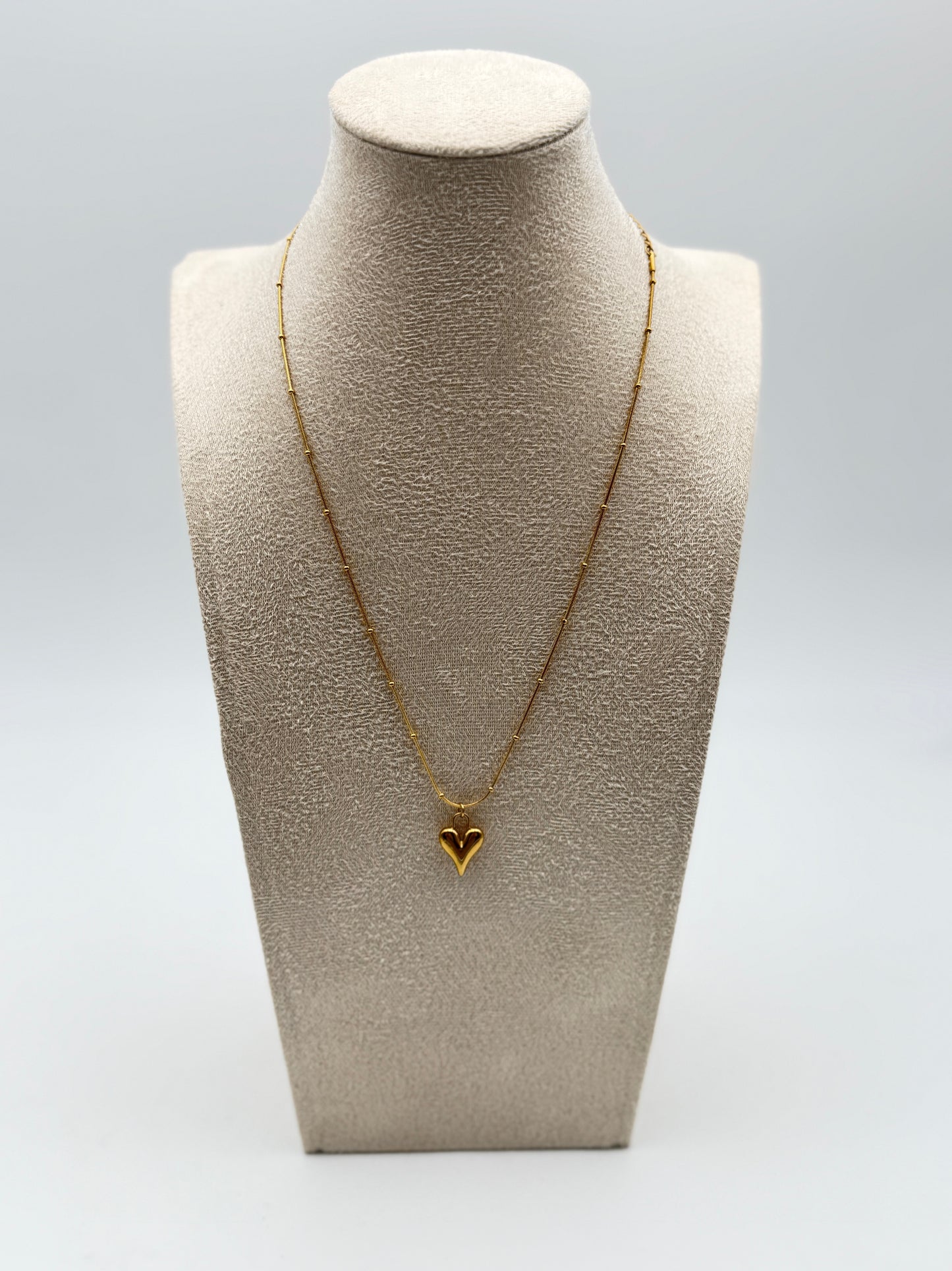 collana necklace acciaio aisi 316l gold plated