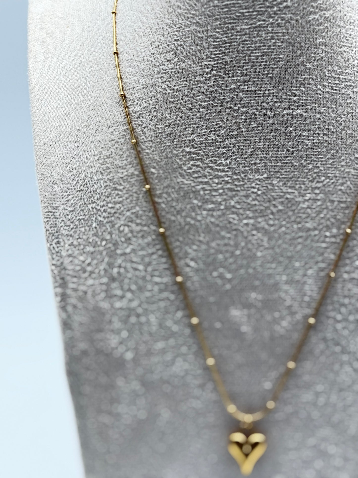 collana necklace acciaio aisi 316l gold plated