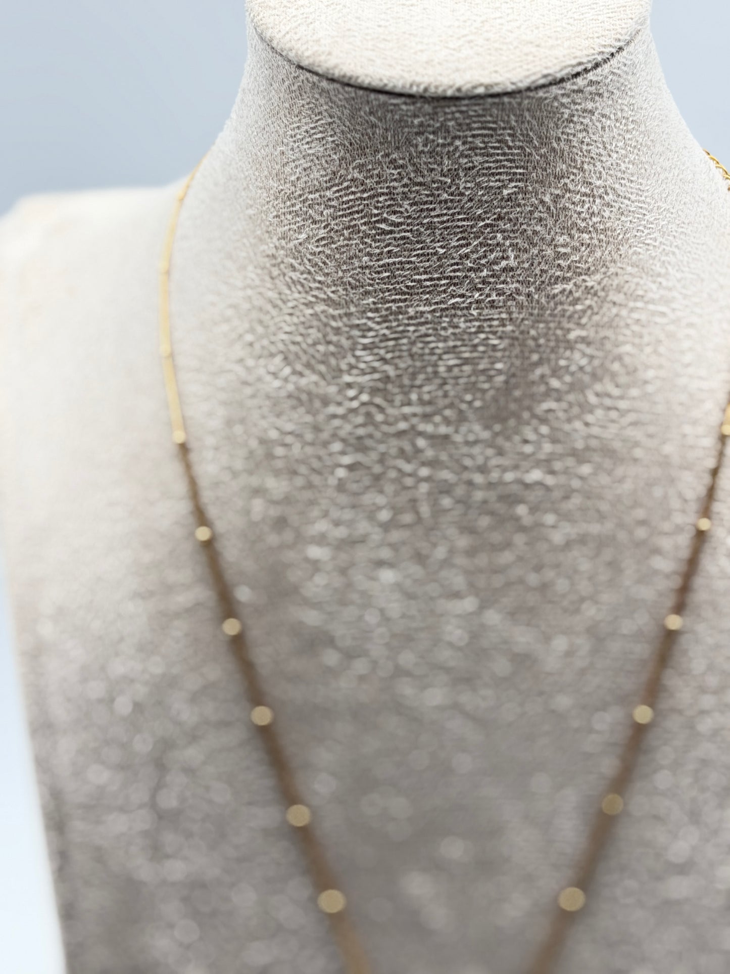 collana necklace acciaio aisi 316l gold plated