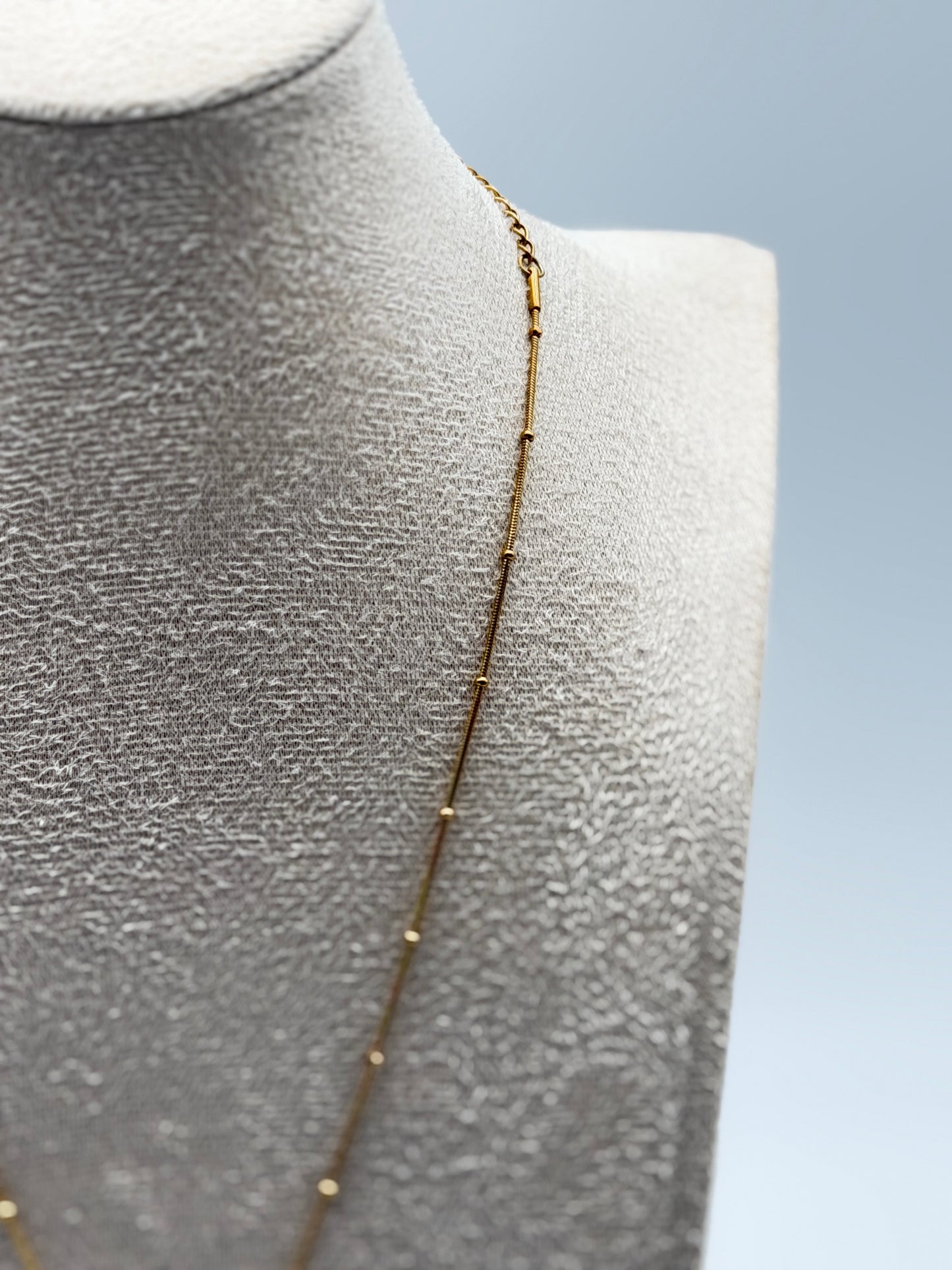collana necklace acciaio aisi 316l gold plated