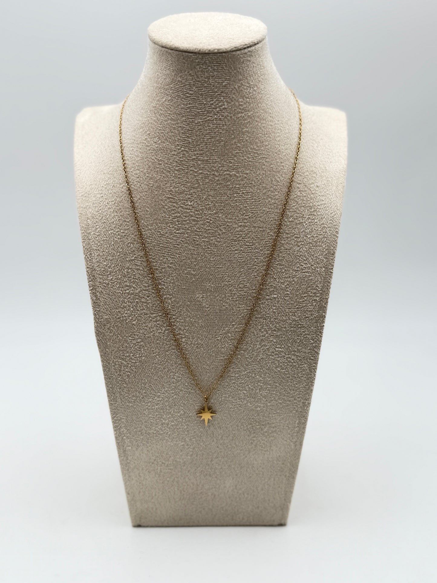 collana necklace acciaio aisi 316l gold plated