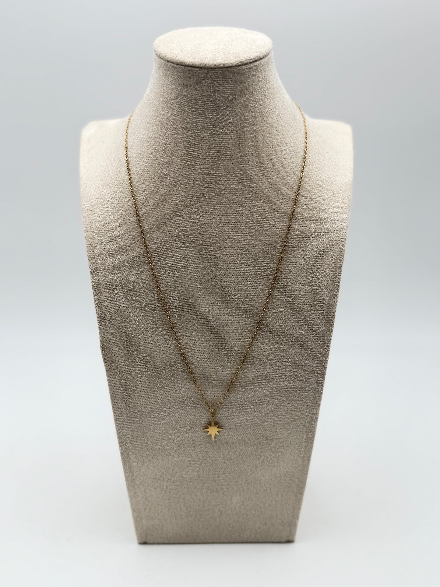 collana necklace acciaio aisi 316l gold plated