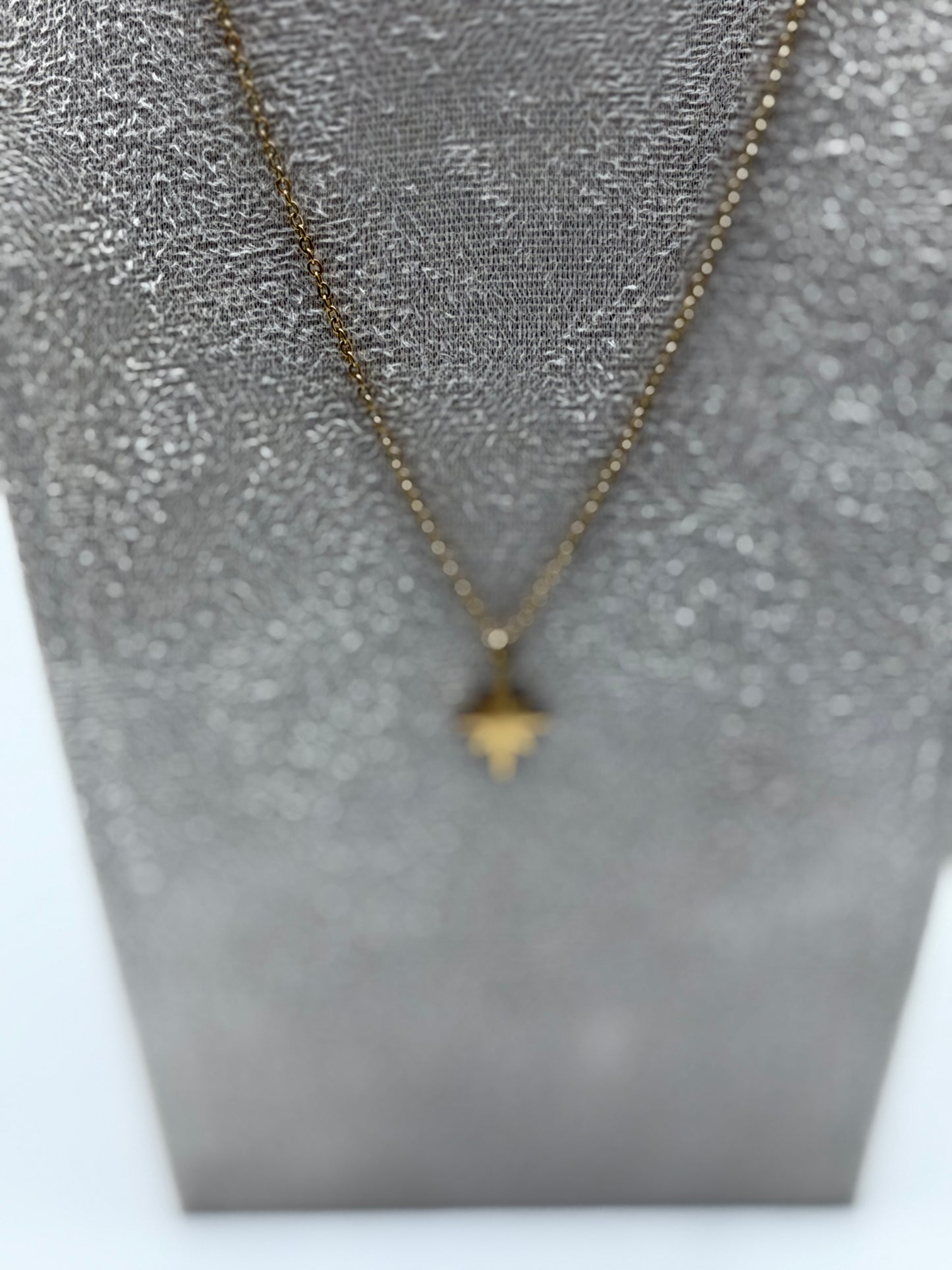collana necklace acciaio aisi 316l gold plated