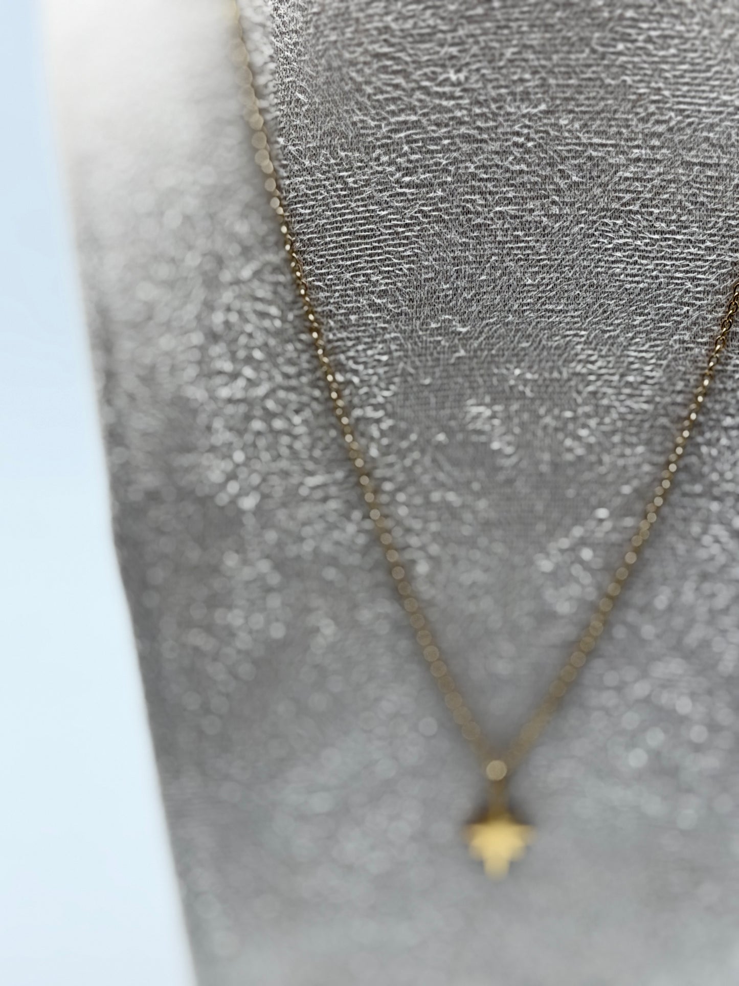 collana necklace acciaio aisi 316l gold plated