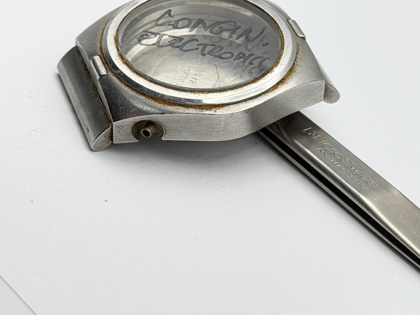 longines electronic conquest 39mm cassa case
