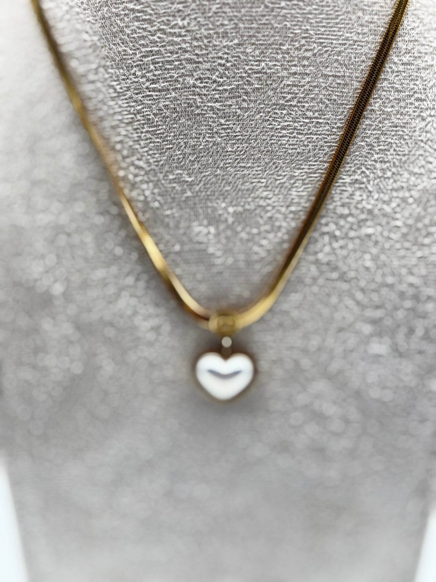 collana necklace acciaio aisi 316l gold plated