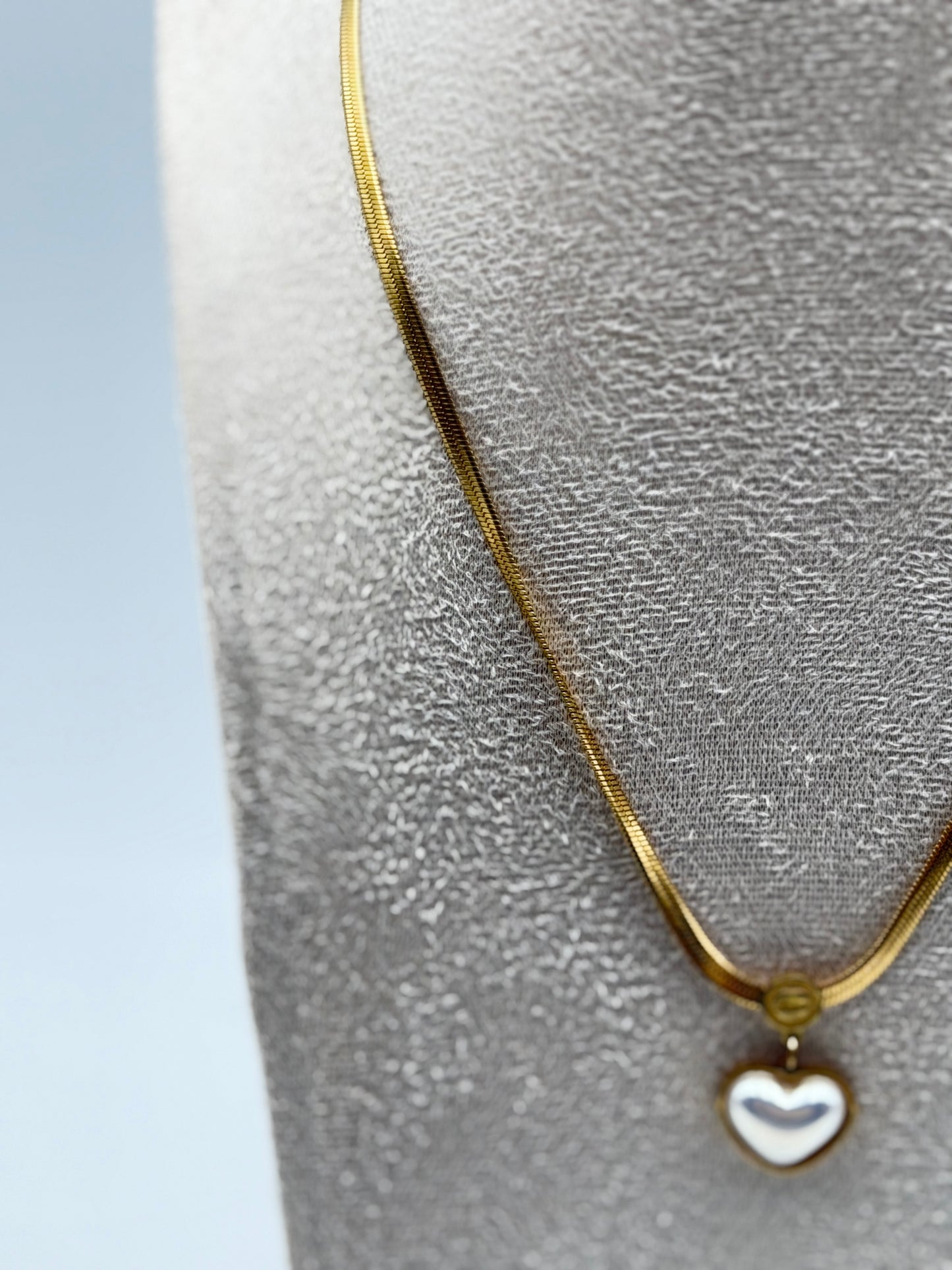 collana necklace acciaio aisi 316l gold plated