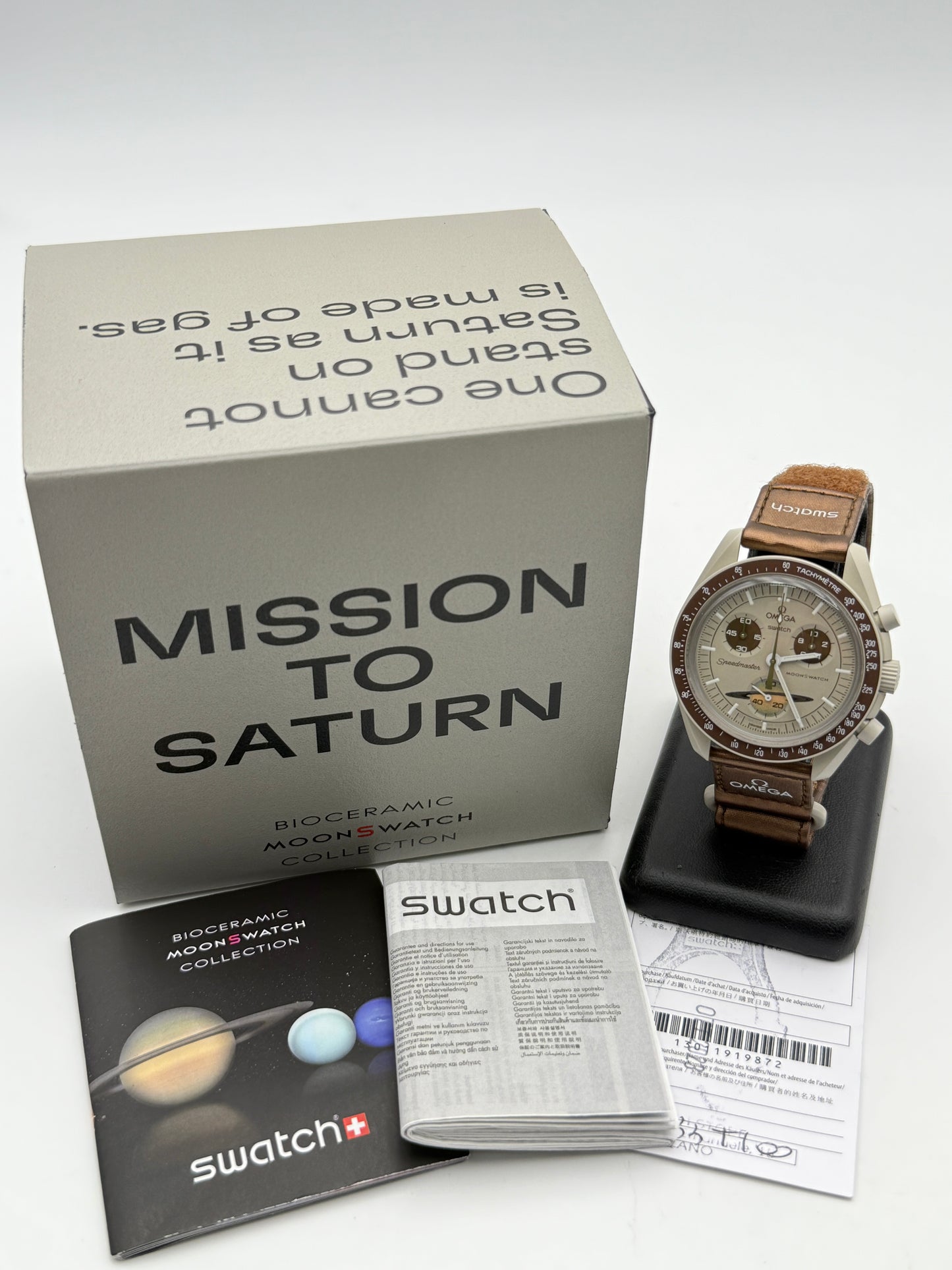 omega moonswatch mission to saturn swiss made S033T100 bioceramic
