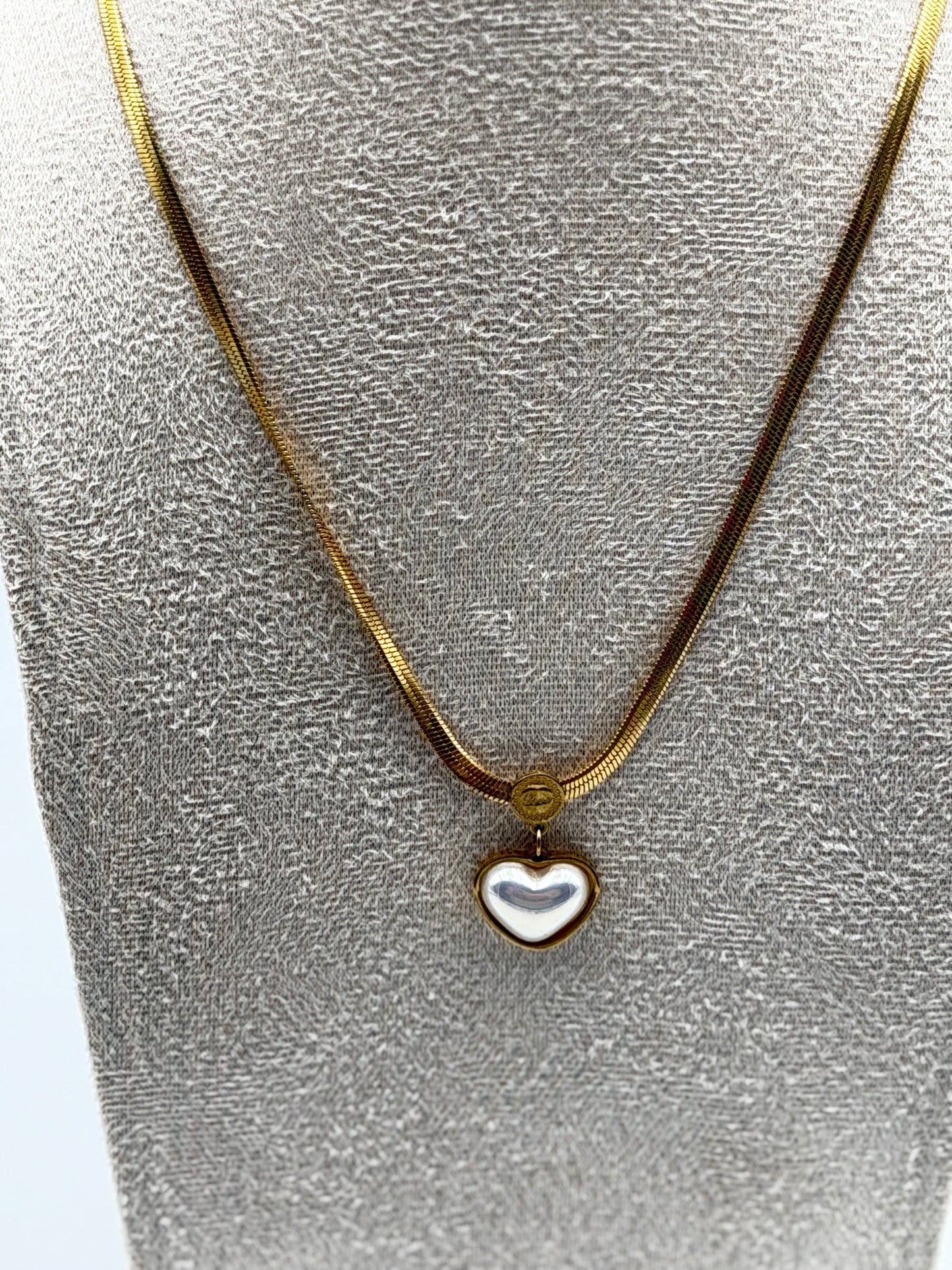 collana necklace acciaio aisi 316l gold plated