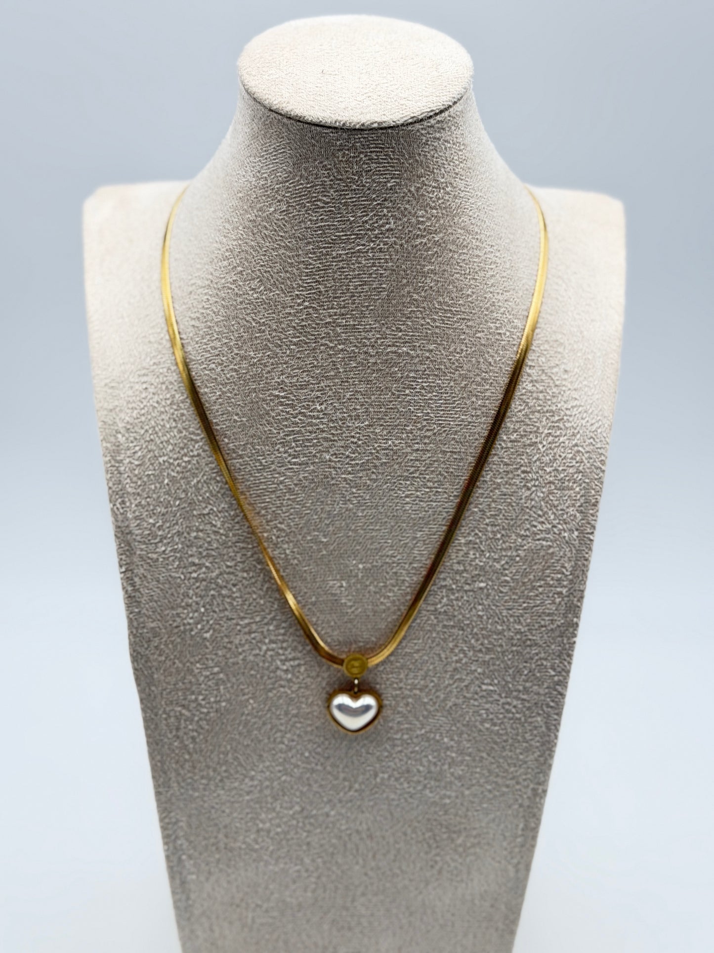 collana necklace acciaio aisi 316l gold plated