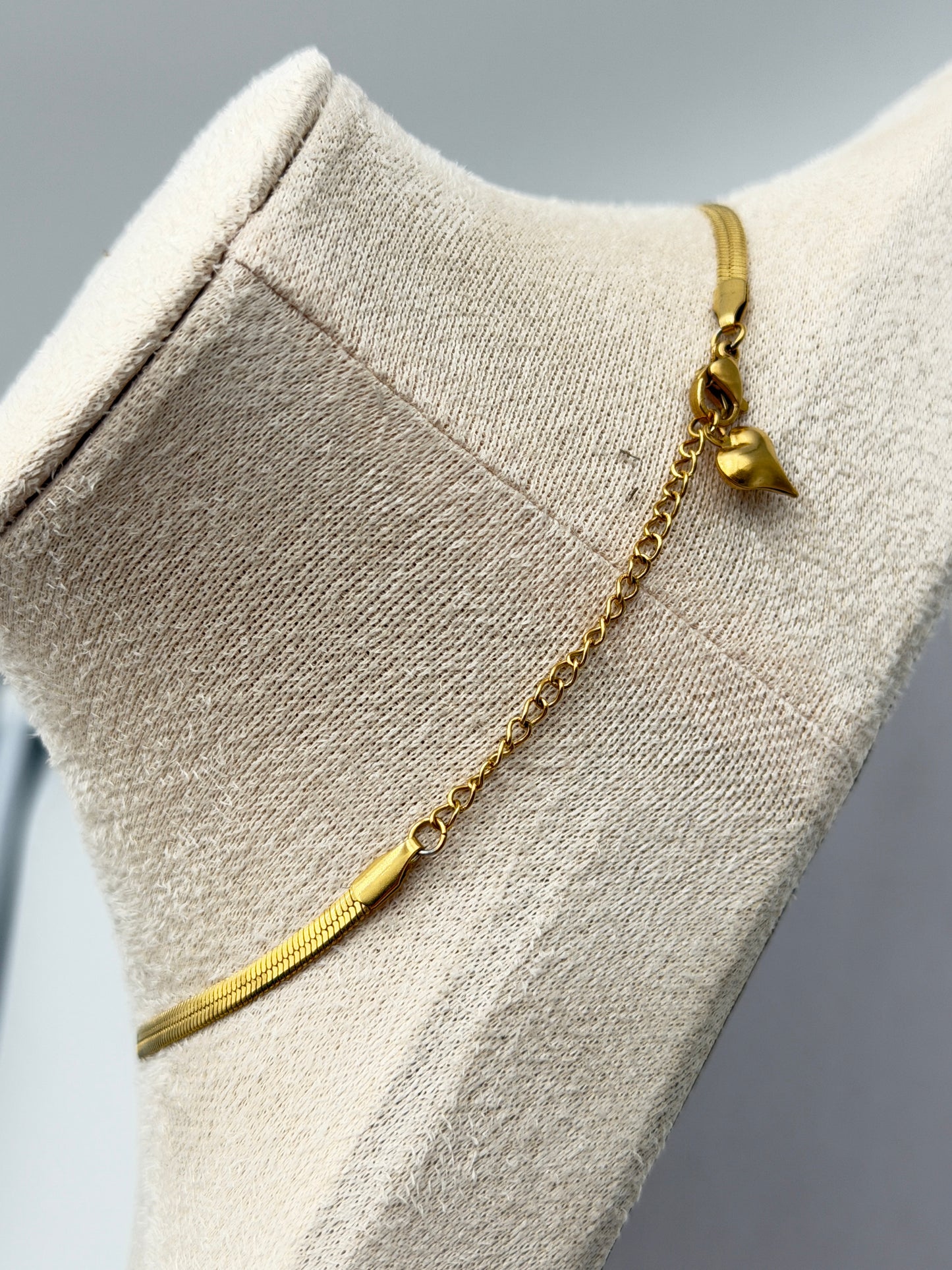 collana necklace acciaio aisi 316l gold plated