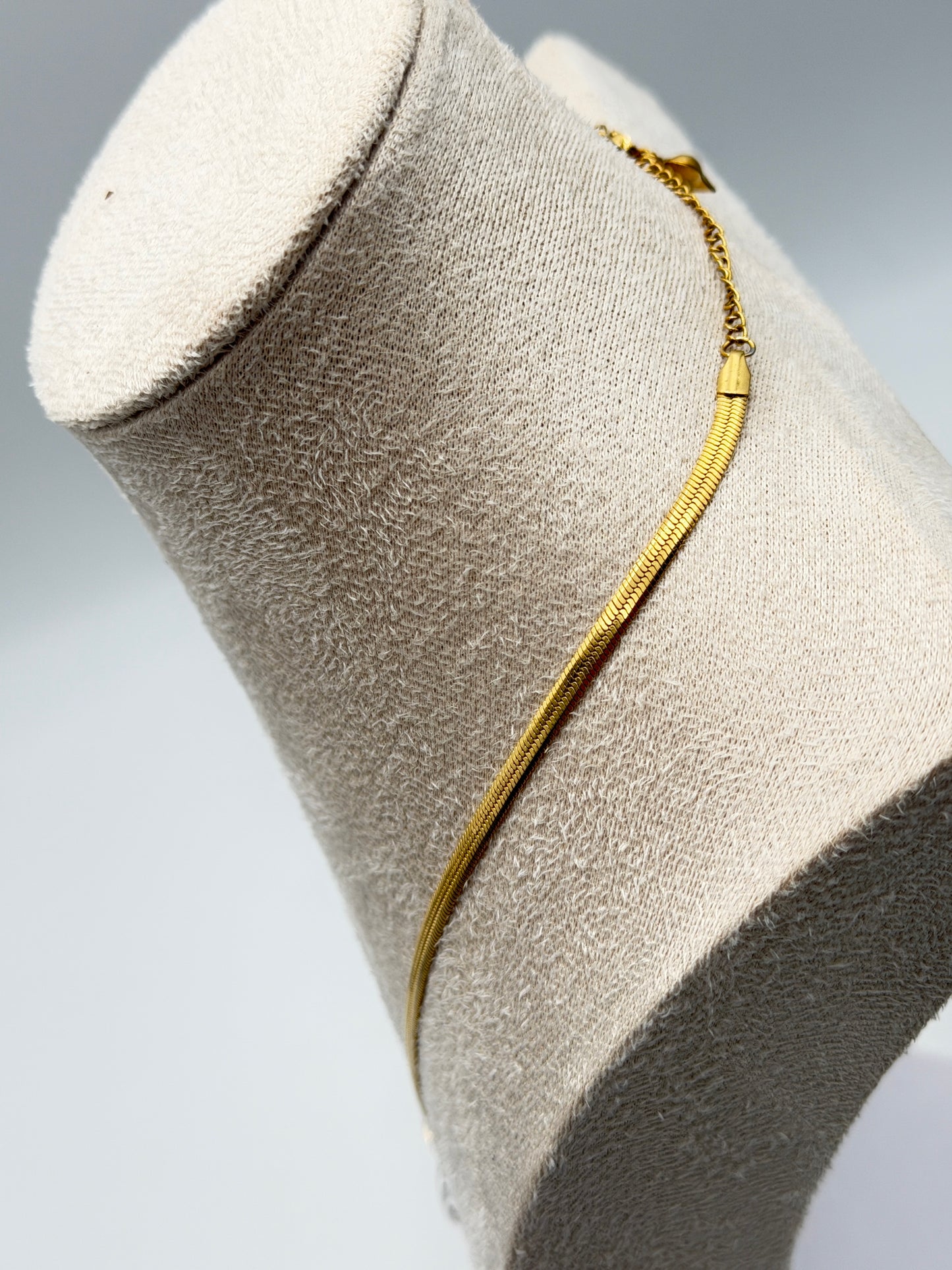collana necklace acciaio aisi 316l gold plated