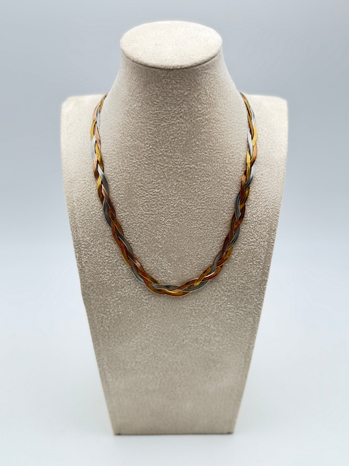 collana necklace acciaio aisi 316l gold plated