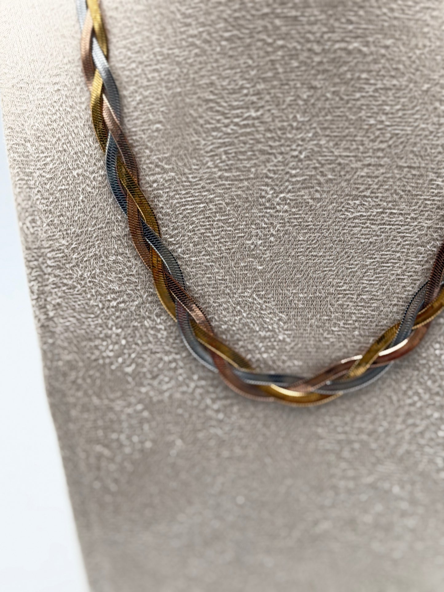 collana necklace acciaio aisi 316l gold plated