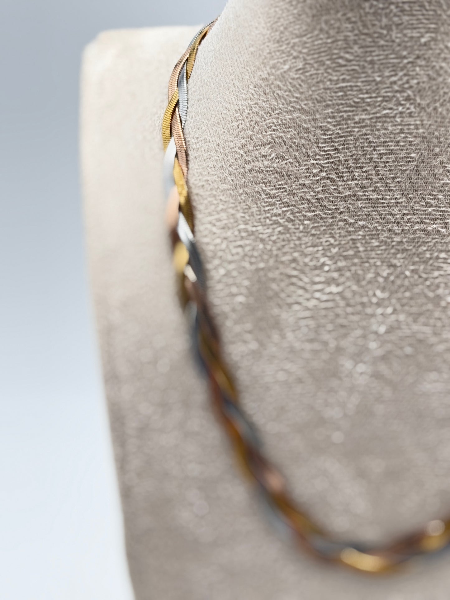 collana necklace acciaio aisi 316l gold plated