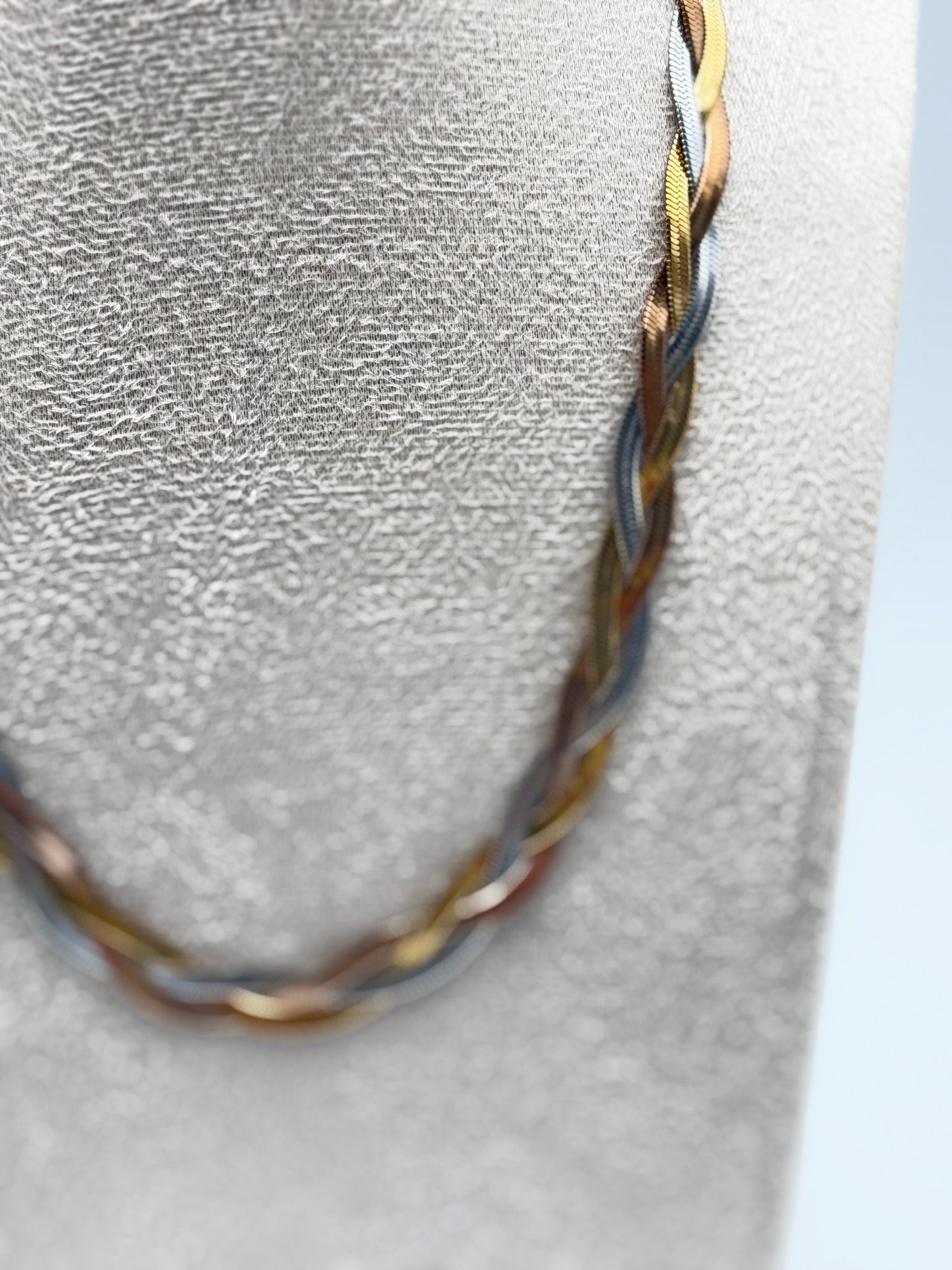 collana necklace acciaio aisi 316l gold plated
