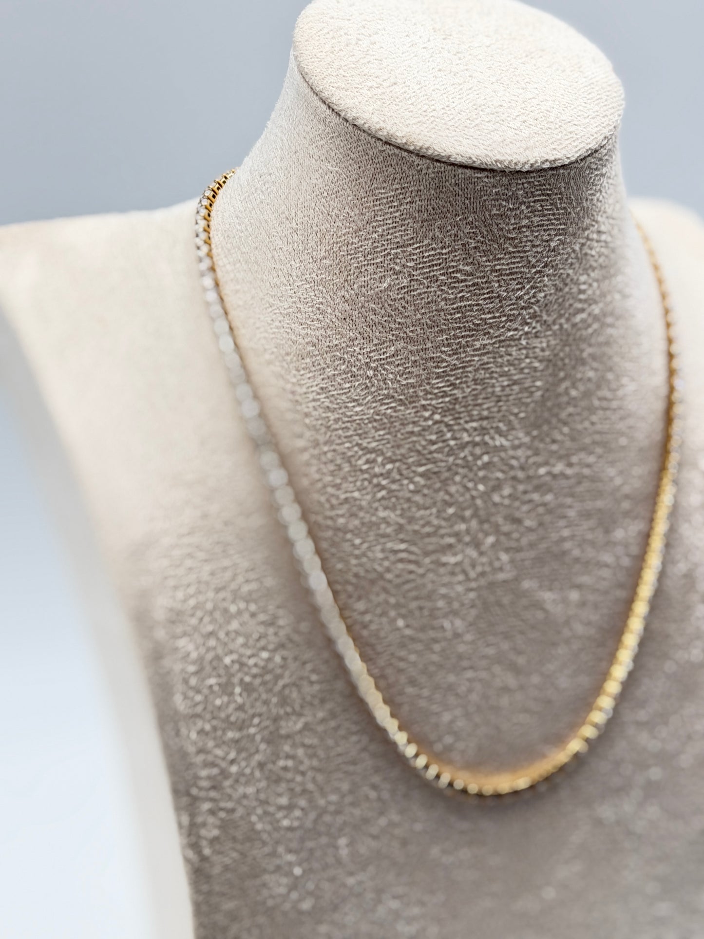 collana necklace acciaio aisi 316l gold plated