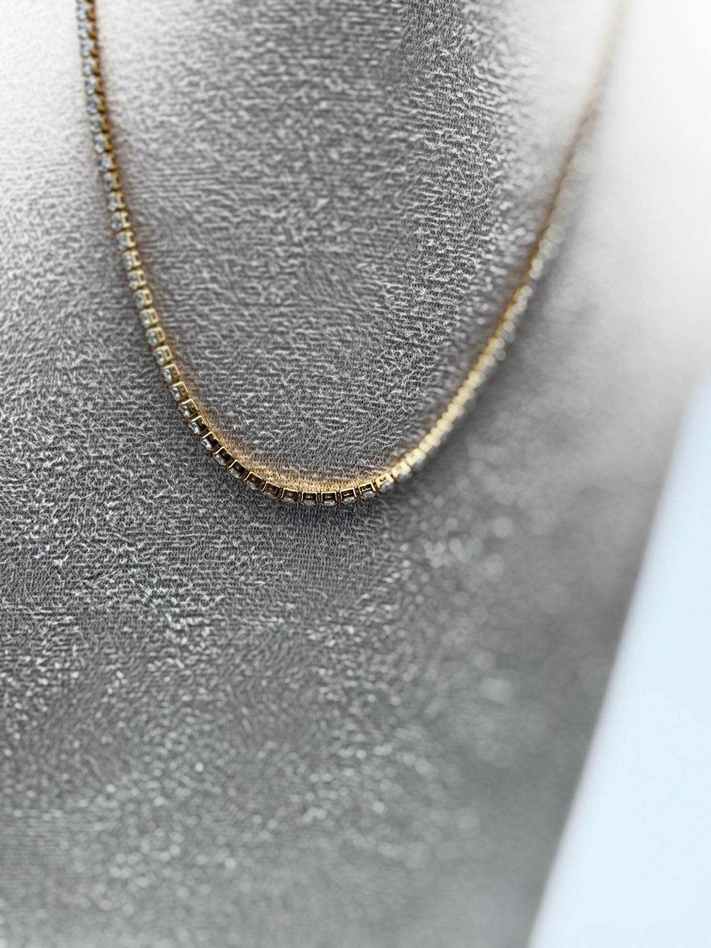collana necklace acciaio aisi 316l gold plated