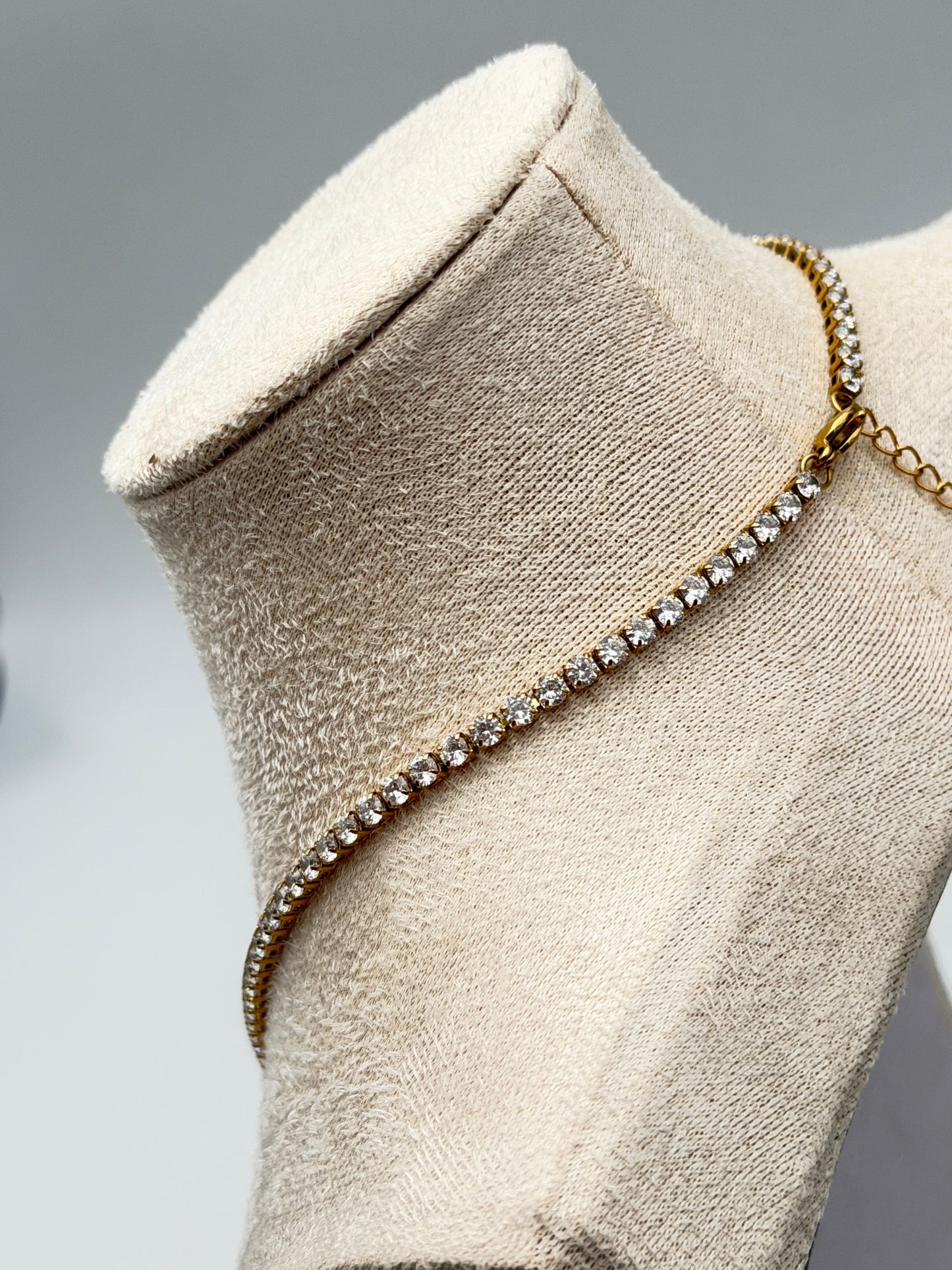 collana necklace acciaio aisi 316l gold plated