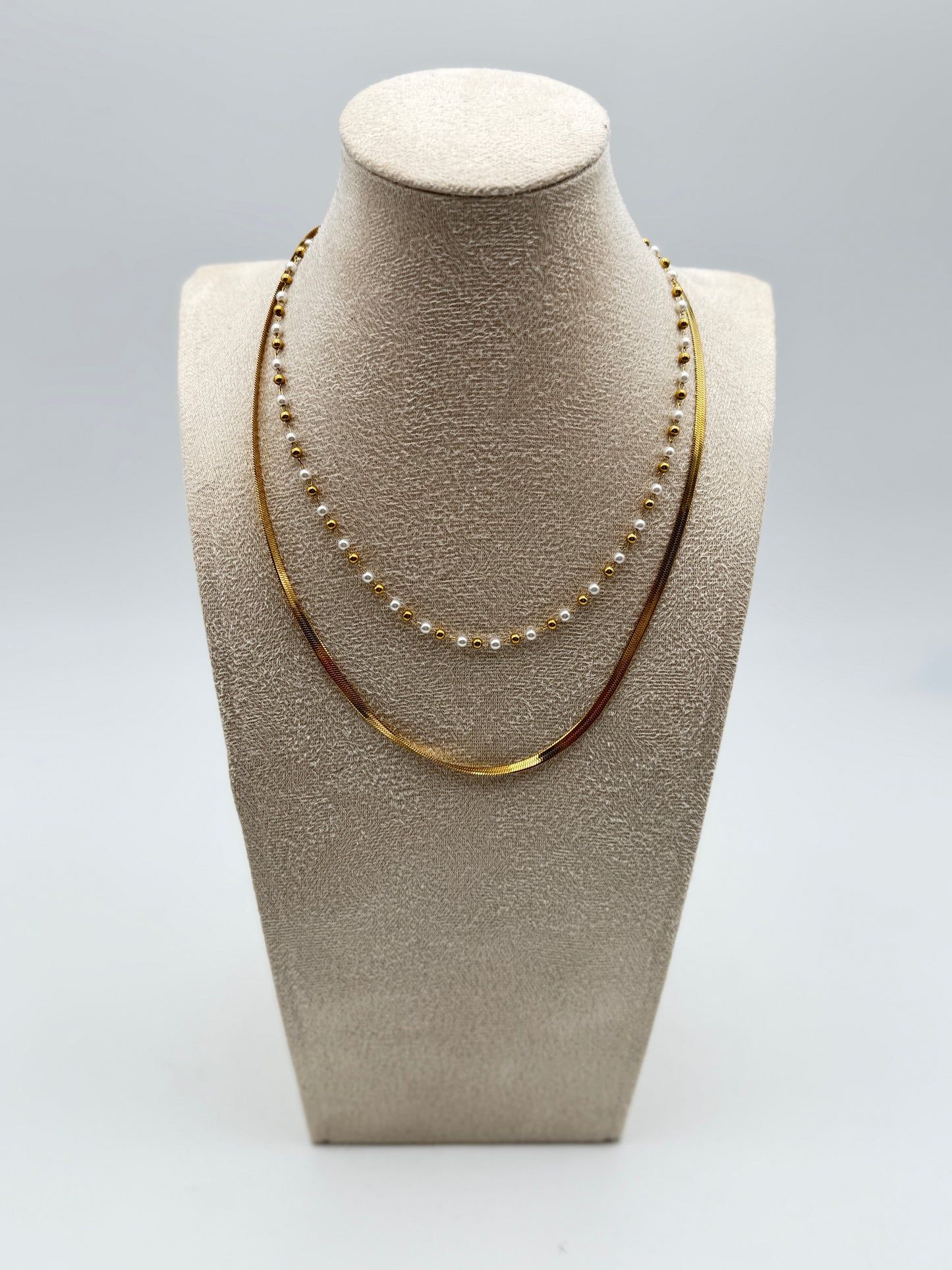 collana necklace acciaio aisi 316l gold plated