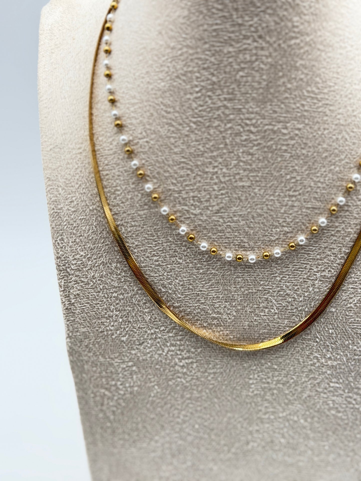 collana necklace acciaio aisi 316l gold plated