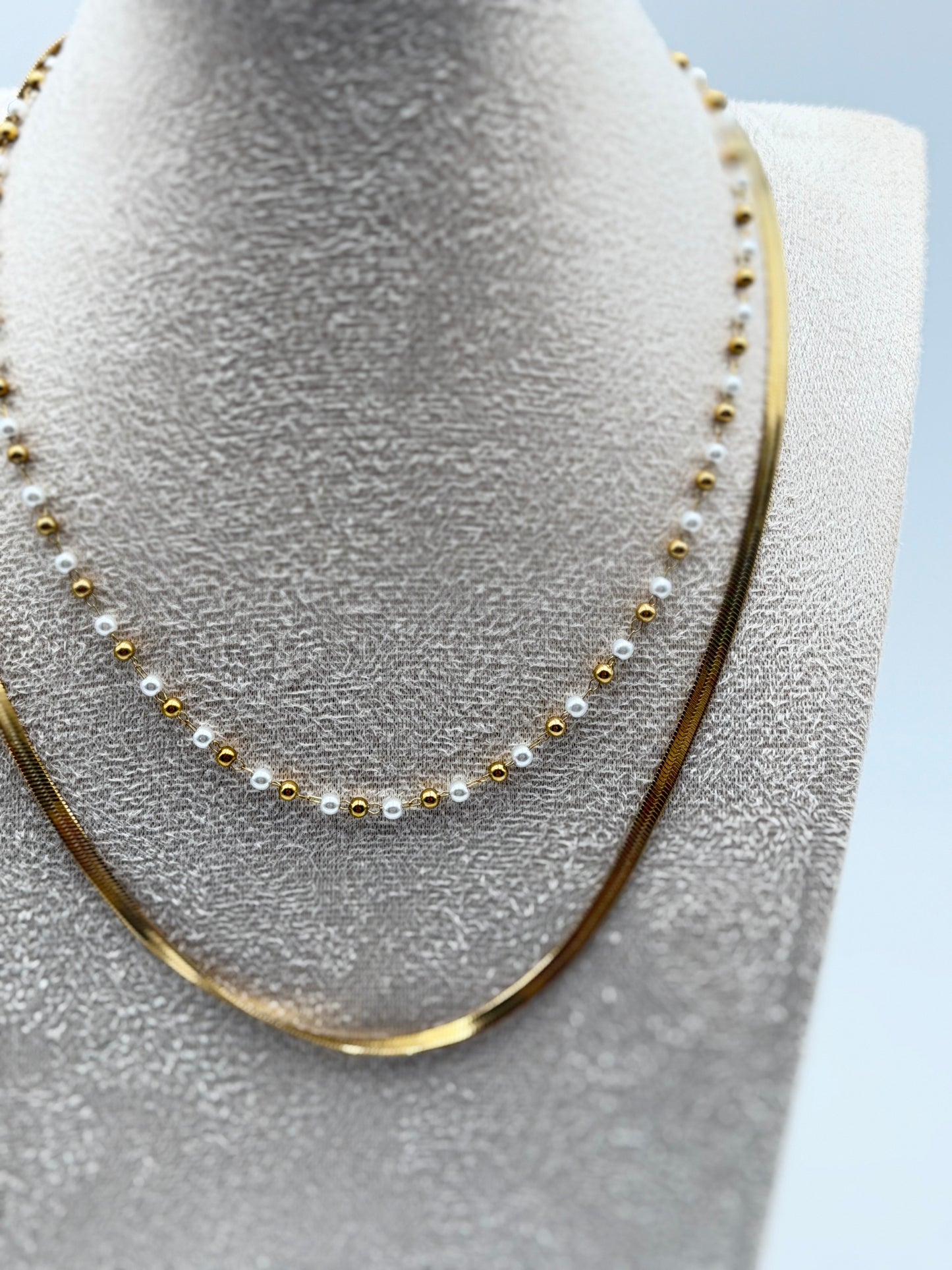 collana necklace acciaio aisi 316l gold plated