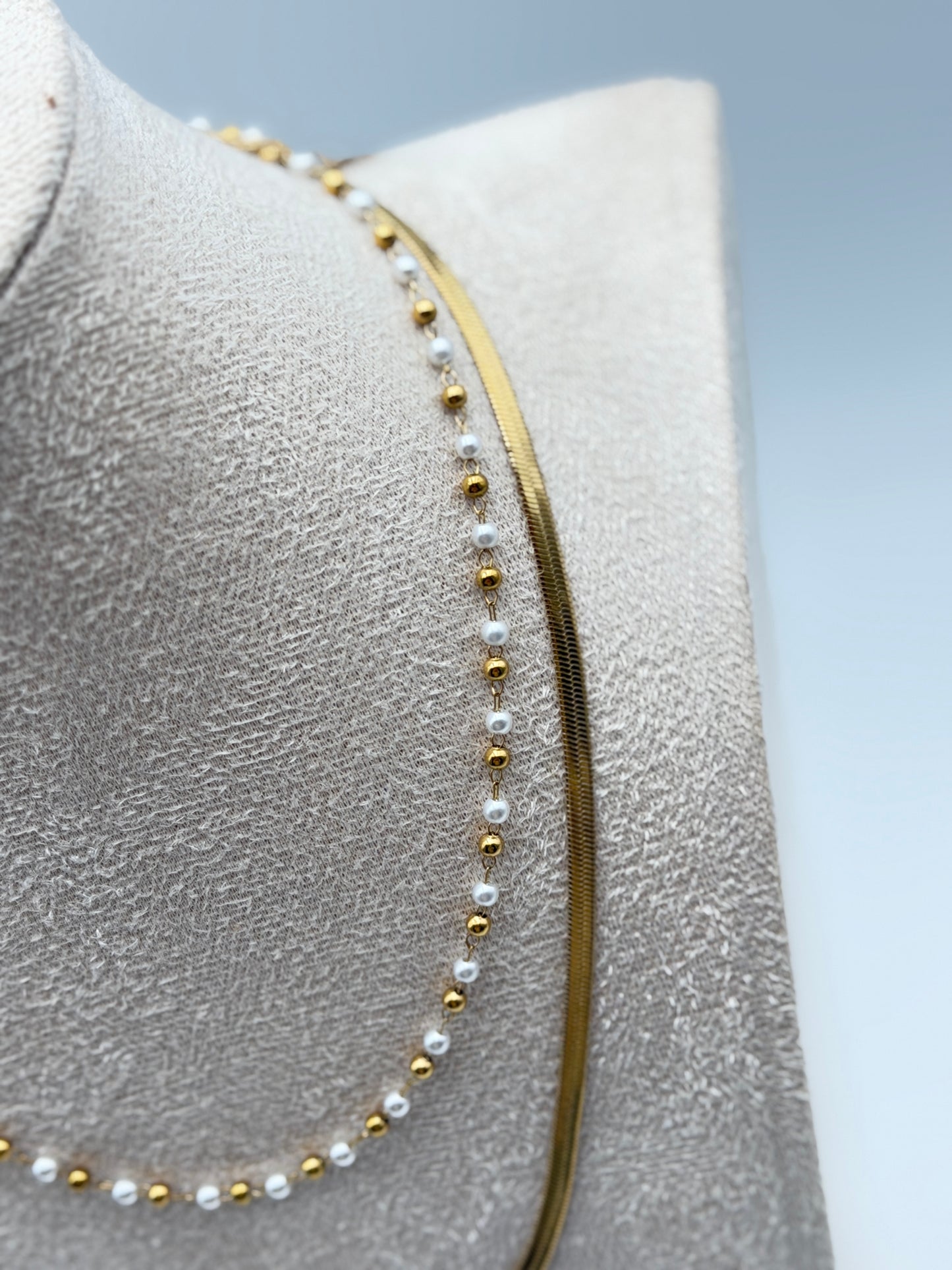 collana necklace acciaio aisi 316l gold plated