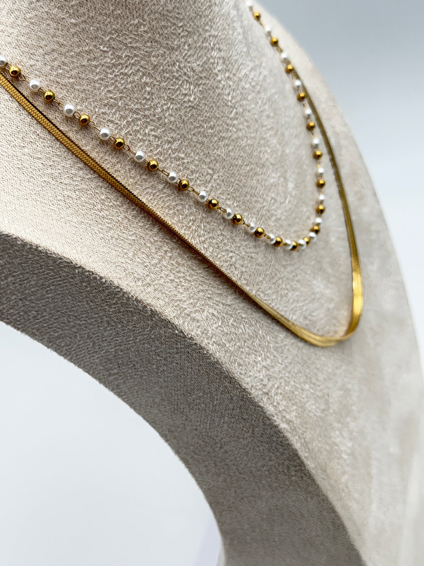 collana necklace acciaio aisi 316l gold plated