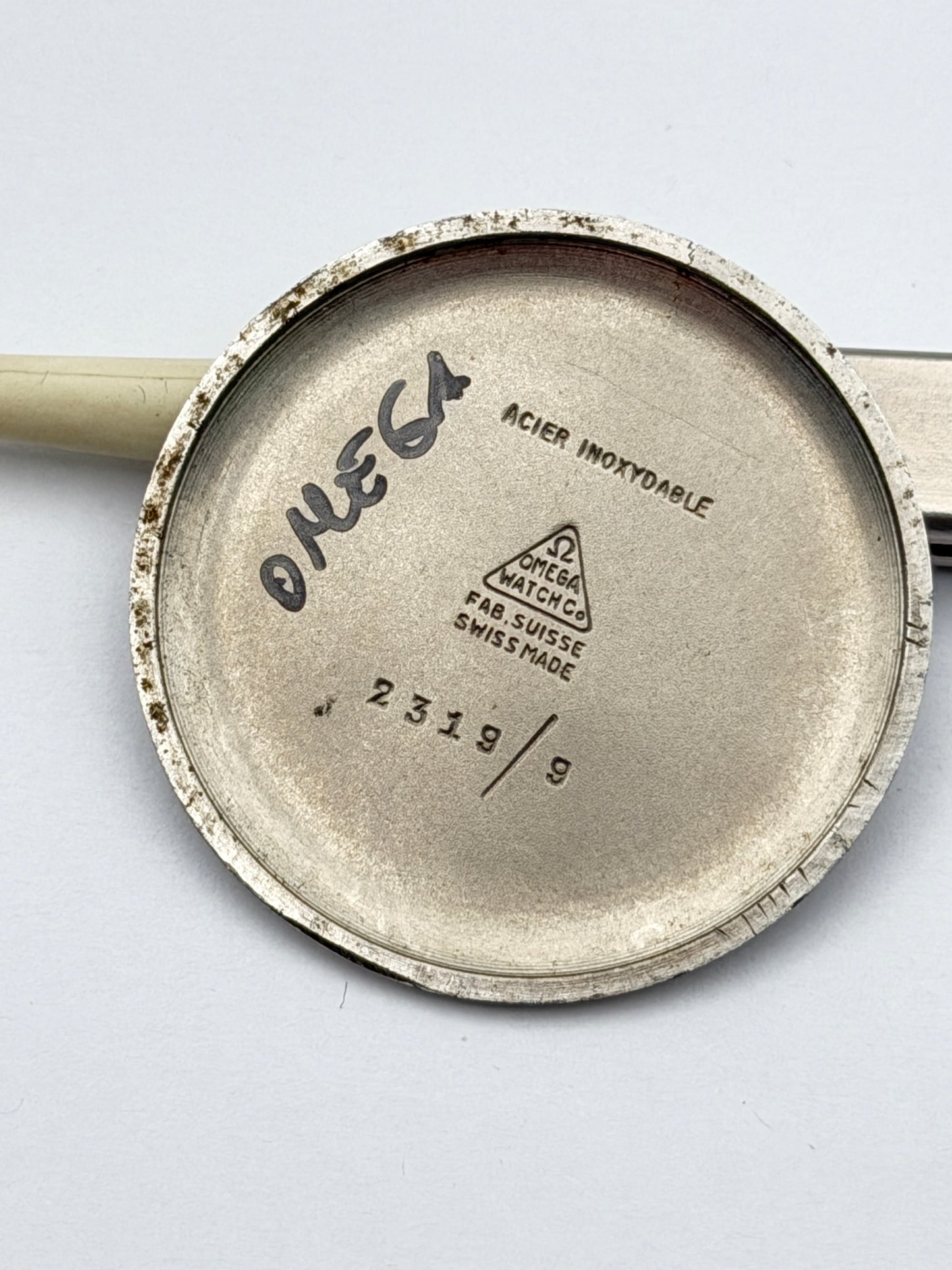 omega 2319-9 fondello caseback
