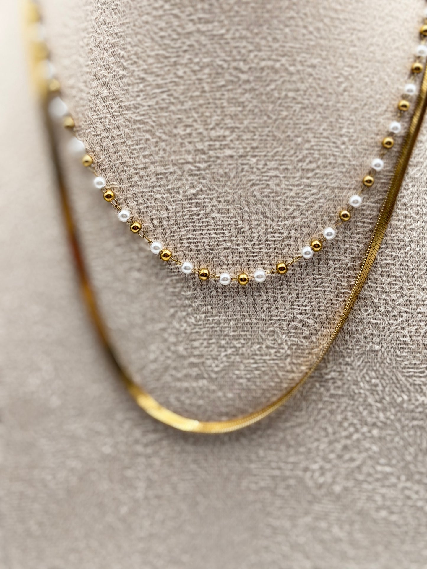 collana necklace acciaio aisi 316l gold plated